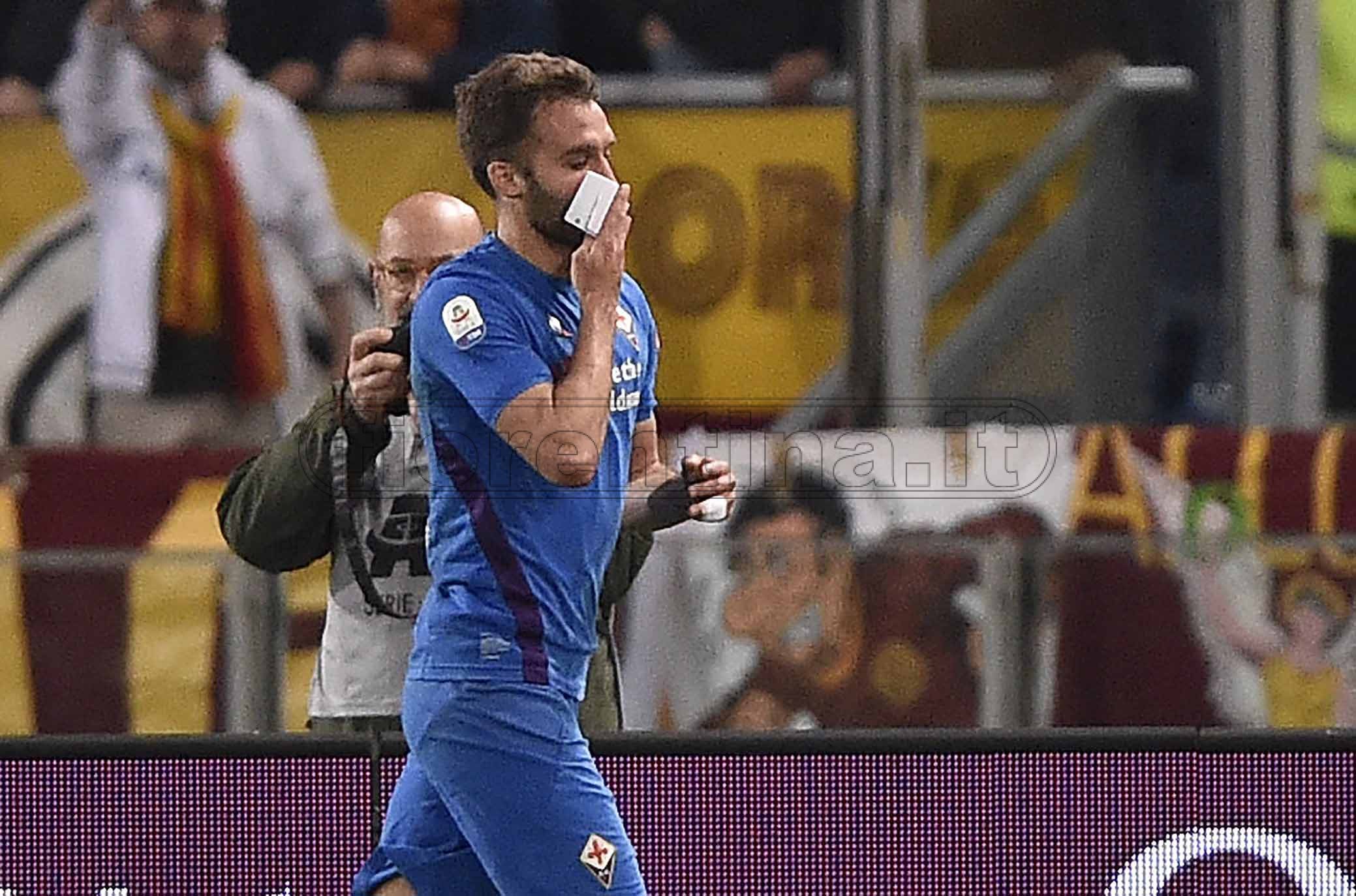 ROMA-FIORENTINA 03-04-2019 ESULTANZA DI GERMAN PEZZELLA. SILPRESS