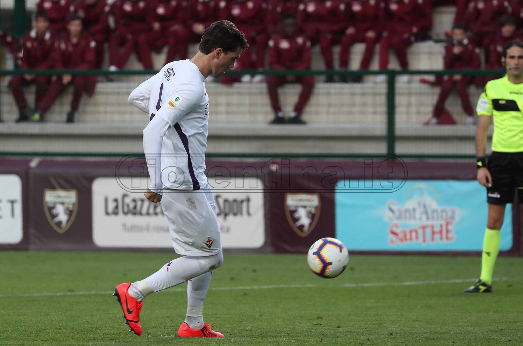 TORINO PRIMAVERA-FIORENTINA PRIMAVERA FINALE DI COPPA ITALIA. 12-04-2019 GOL SU RIGORE DI DUSAN VLAHOVIC. GALASSI SILVANO/SILPRESS