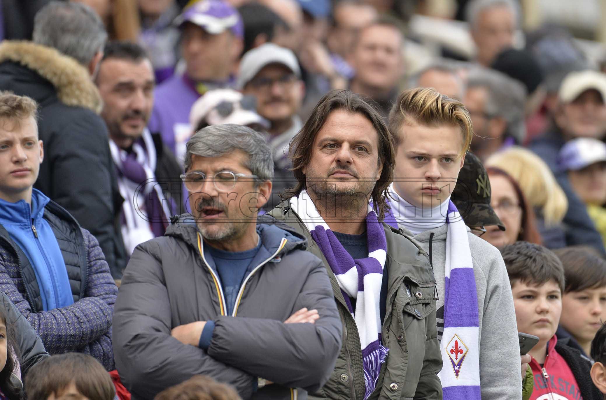 FIORENTINA PRIMAVERA 14-04-2019. TIFOSI DELLA FIORENTINA. GALASSI SILVANO/SILPRESS