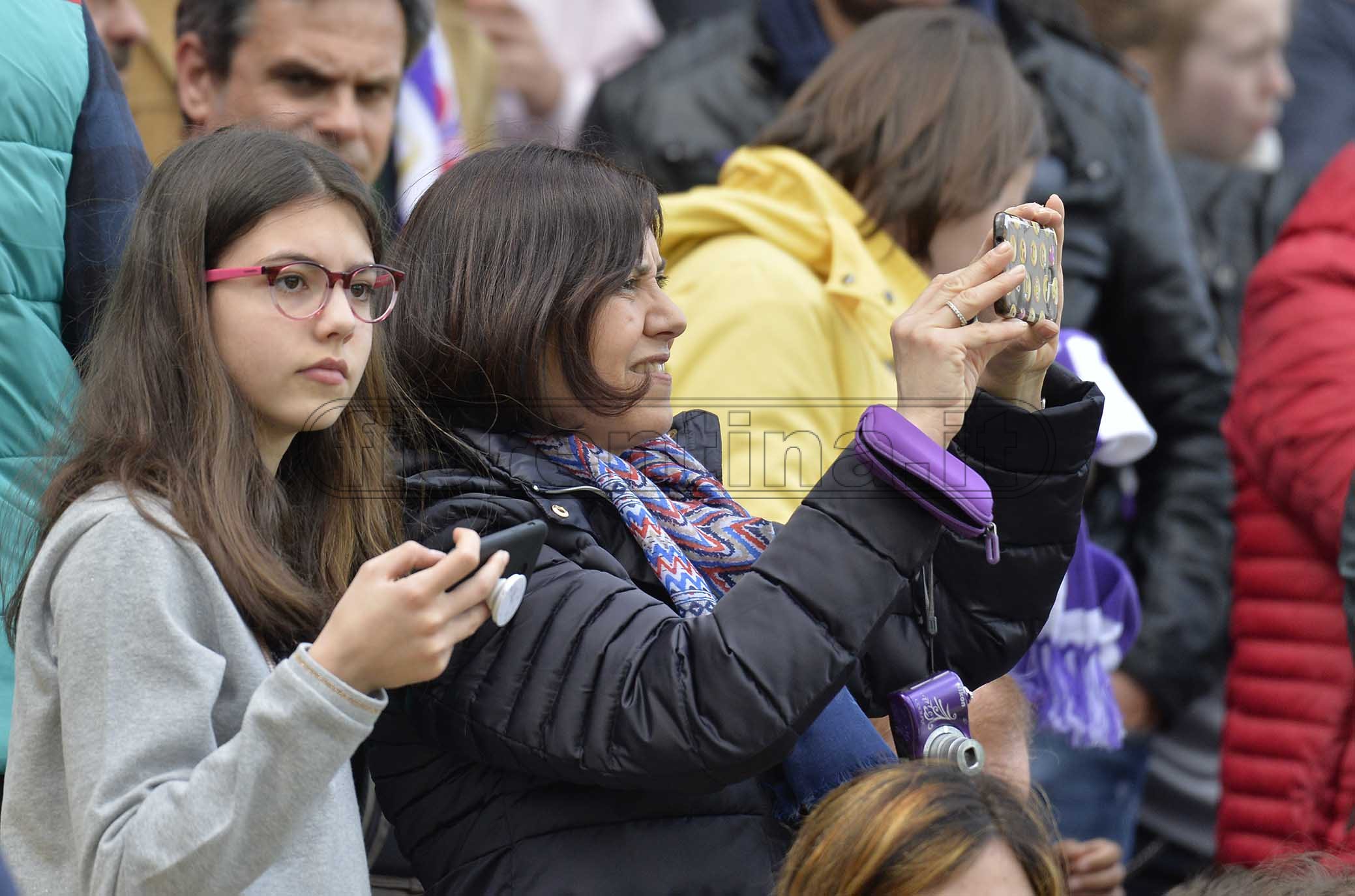 FIORENTINA PRIMAVERA 14-04-2019. TIFOSI DELLA FIORENTINA. GALASSI SILVANO/SILPRESS