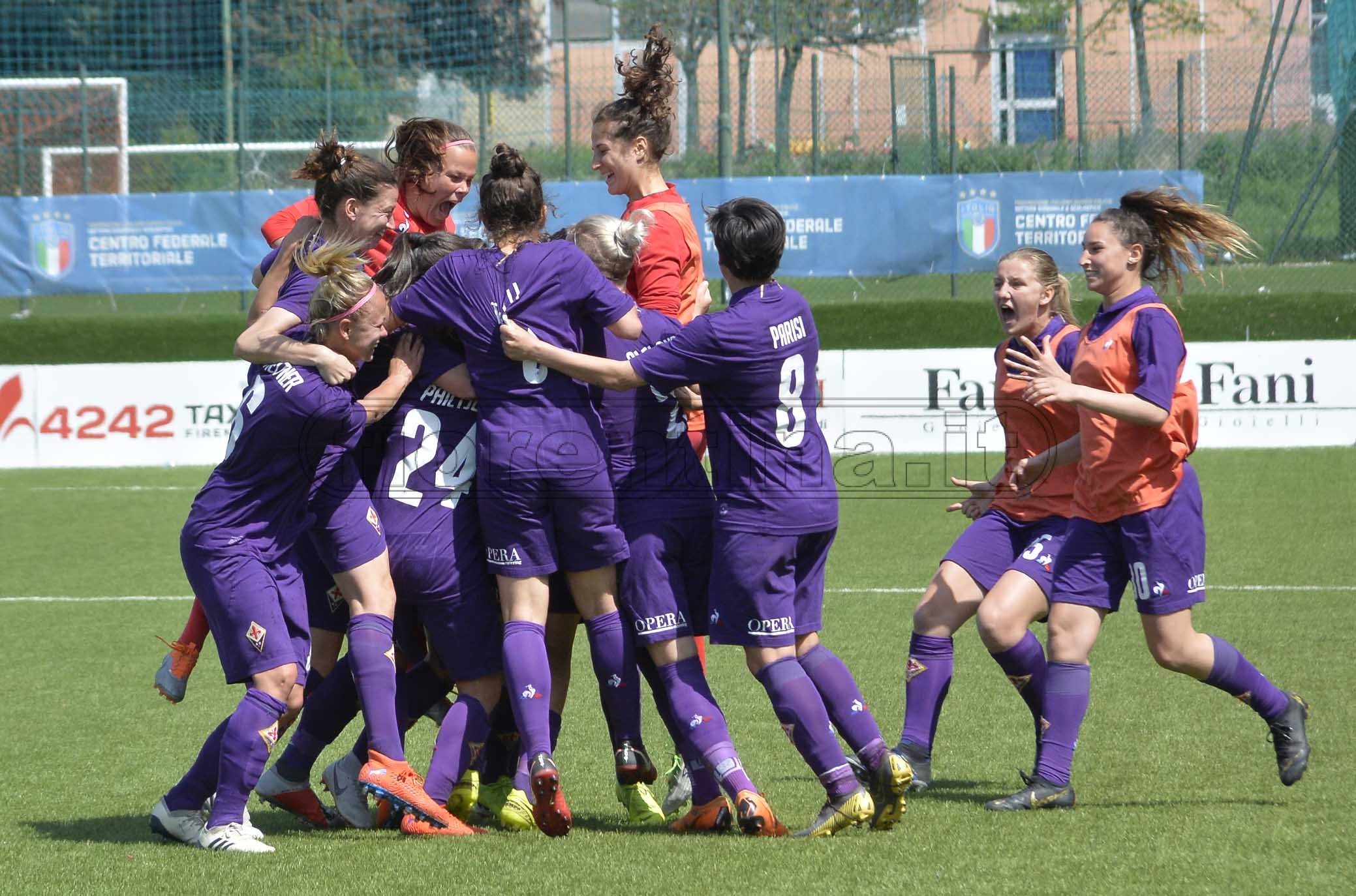 FIORENTINA WOMEN'S-ROMA 20-04-2019 ESULTANZA DI VALERY VIGILUCCI DOPO IL GOL. GALASSI SILVANO/SILPRESS
