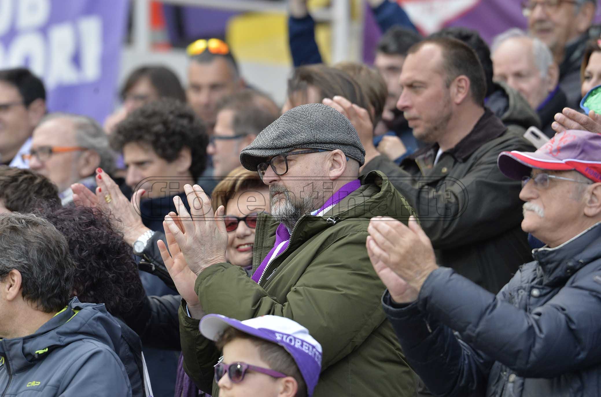 FIORENTINA PRIMAVERA 14-04-2019. TIFOSI DELLA FIORENTINA. GALASSI SILVANO/SILPRESS