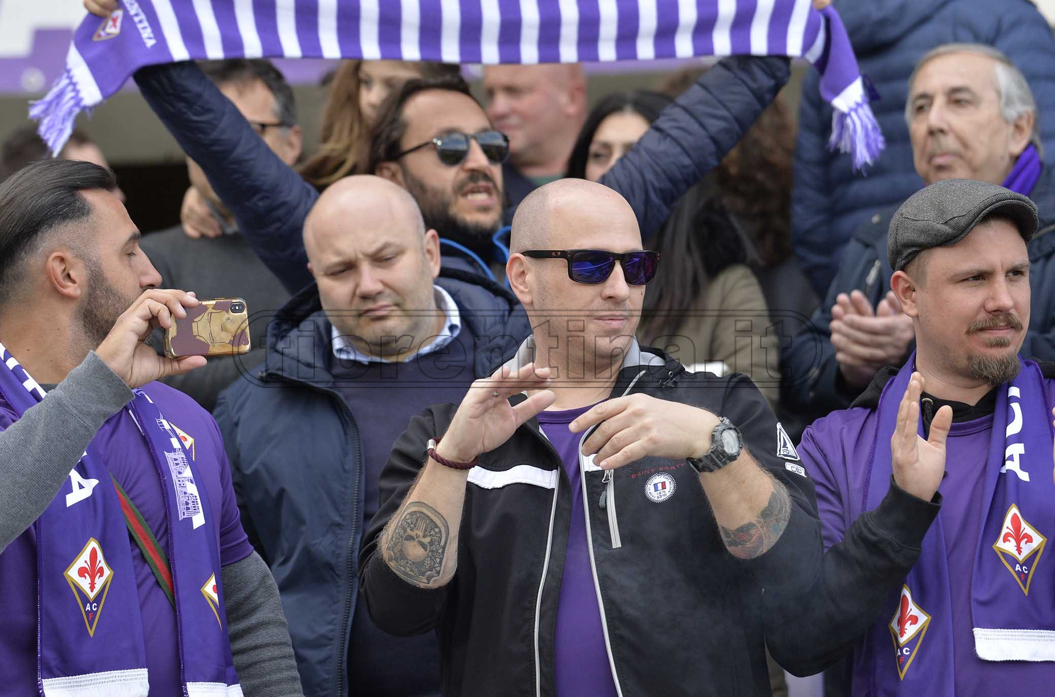 FIORENTINA PRIMAVERA 14-04-2019. TIFOSI DELLA FIORENTINA. GALASSI SILVANO/SILPRESS