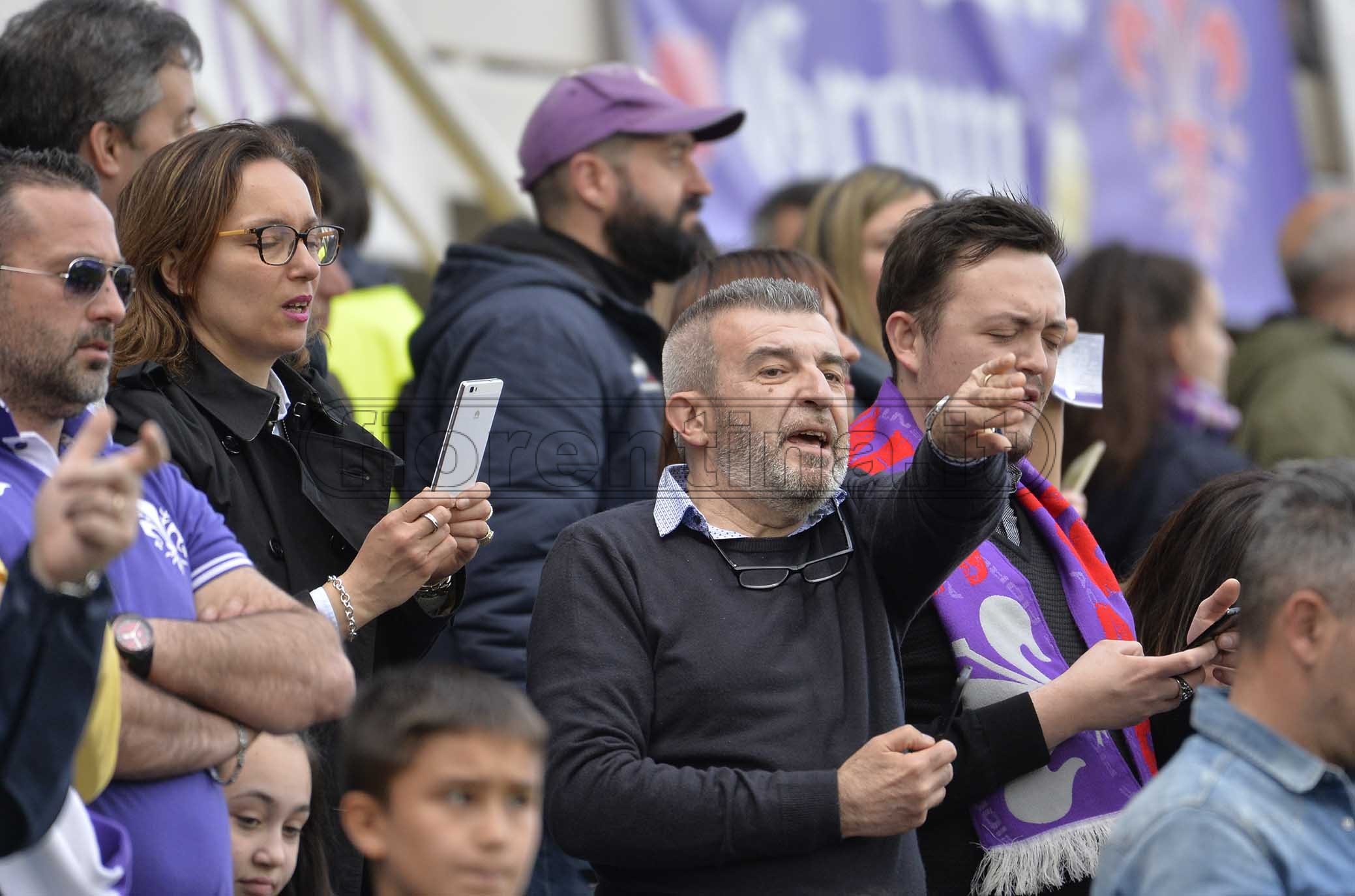 FIORENTINA PRIMAVERA 14-04-2019. TIFOSI DELLA FIORENTINA. GALASSI SILVANO/SILPRESS