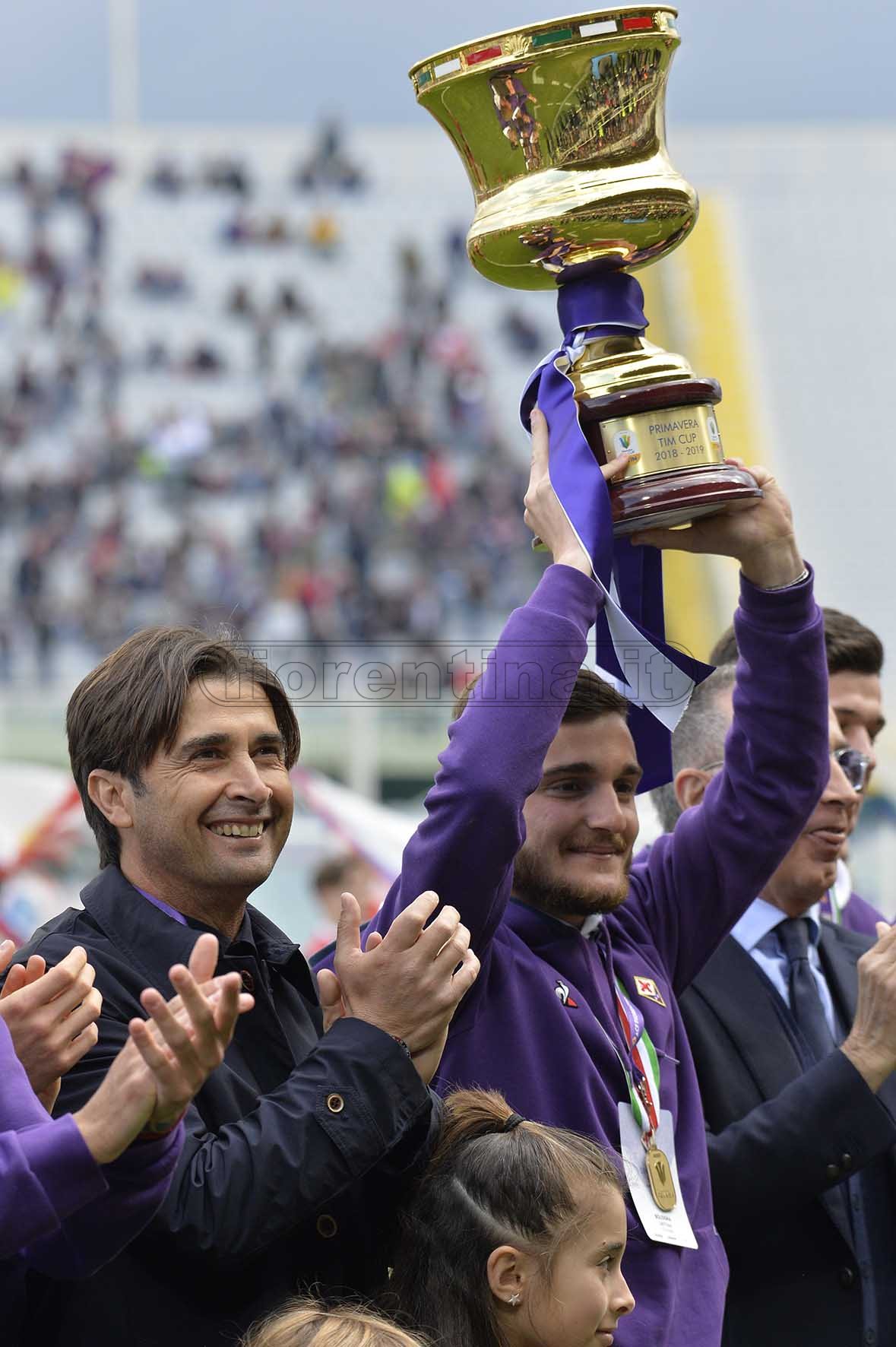 FIORENTINA PRIMAVERA 14-04-2019. LA PRIMAVERA AL FRANCHI CON LA COPPA ITALIA. GALASSI SILVANO/SILPRESS