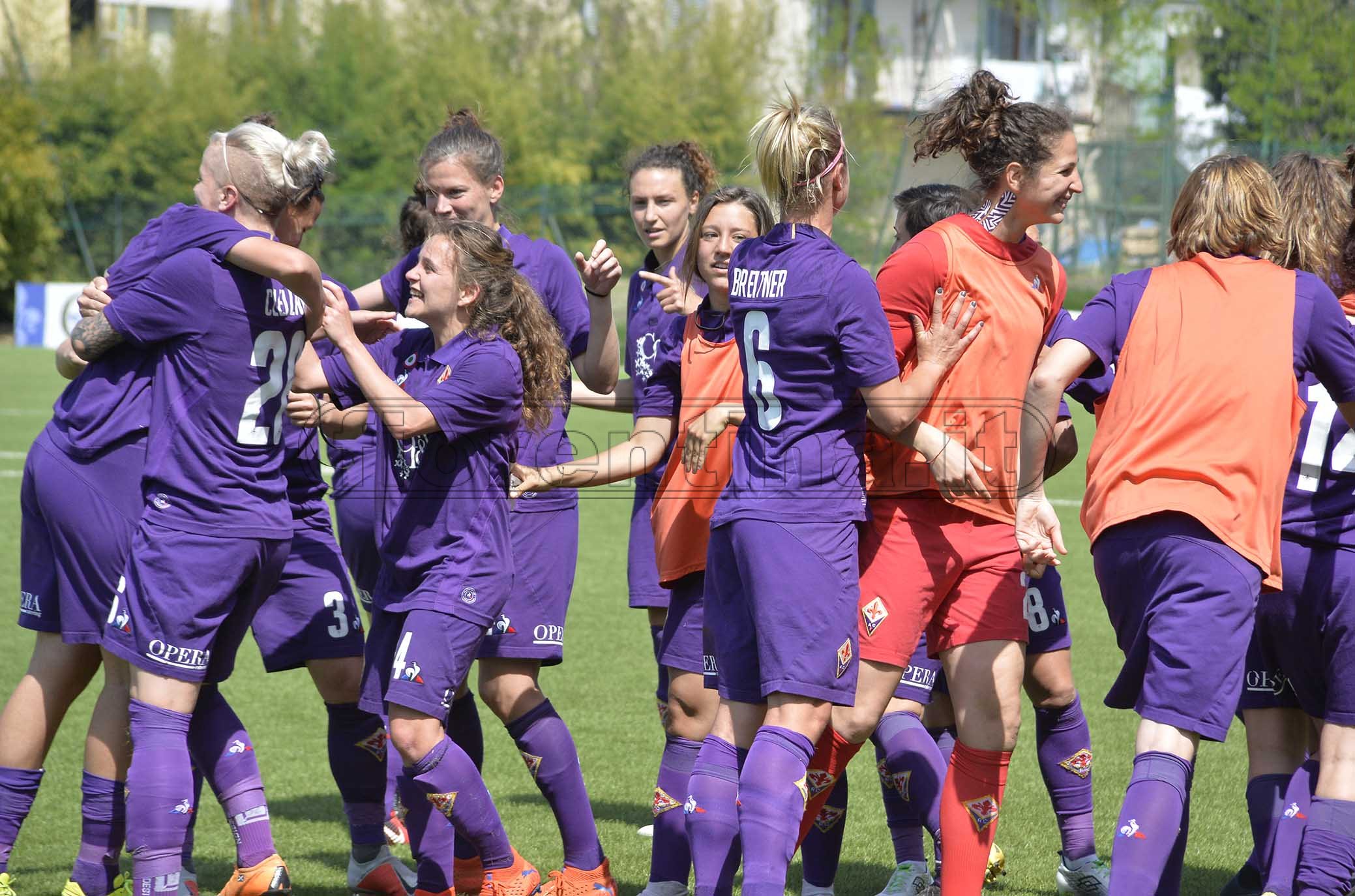 FIORENTINA WOMEN'S-ROMA 20-04-2019 ESULTANZA DI VALERY VIGILUCCI. GALASSI SILVANO/SILPRESS