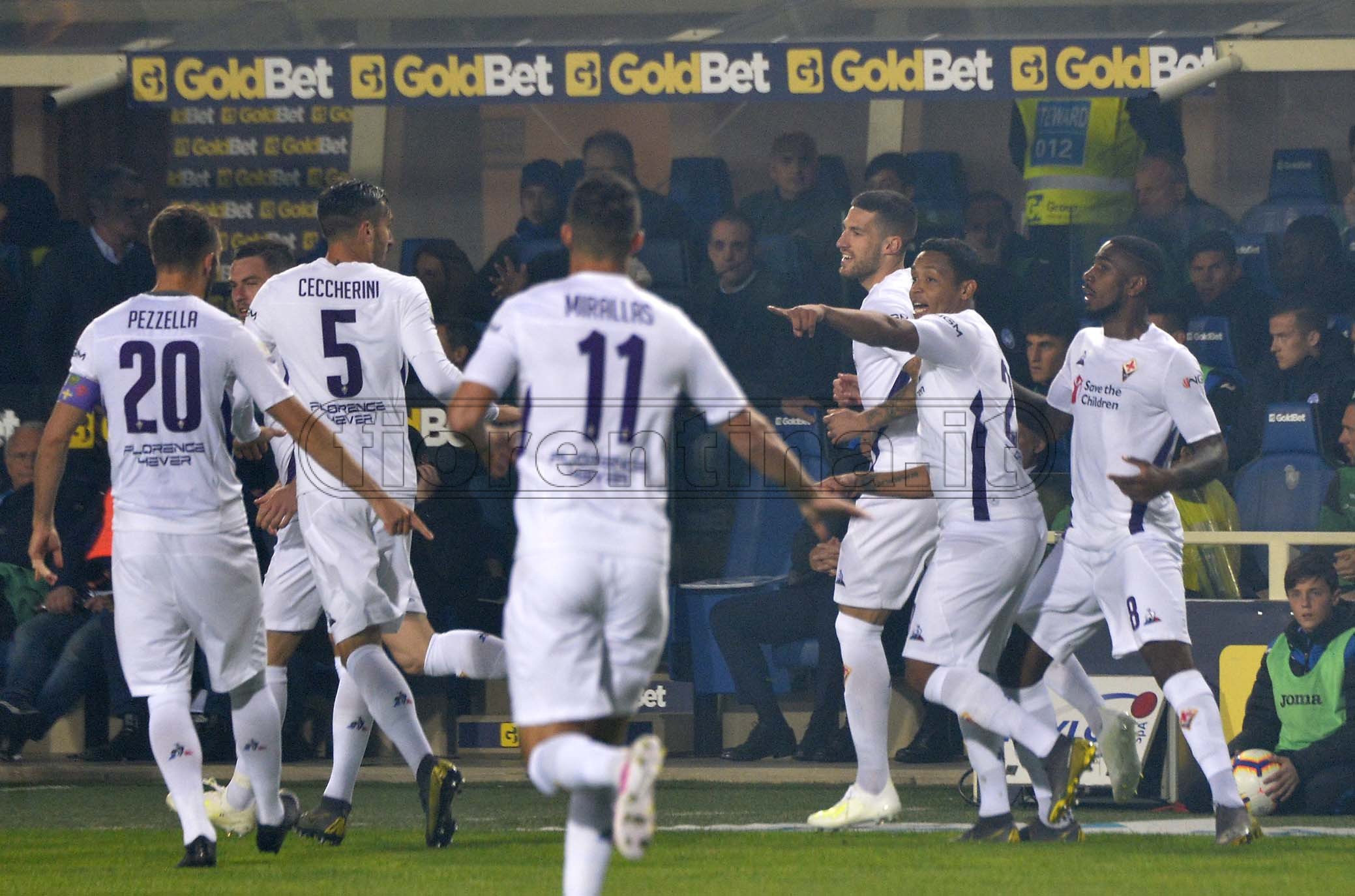 ATALANTA-FIORENTINA 25-04-2019 ESULTANZA DI LUIS MURIEL. GALASSI SILVANO/SILPRESS