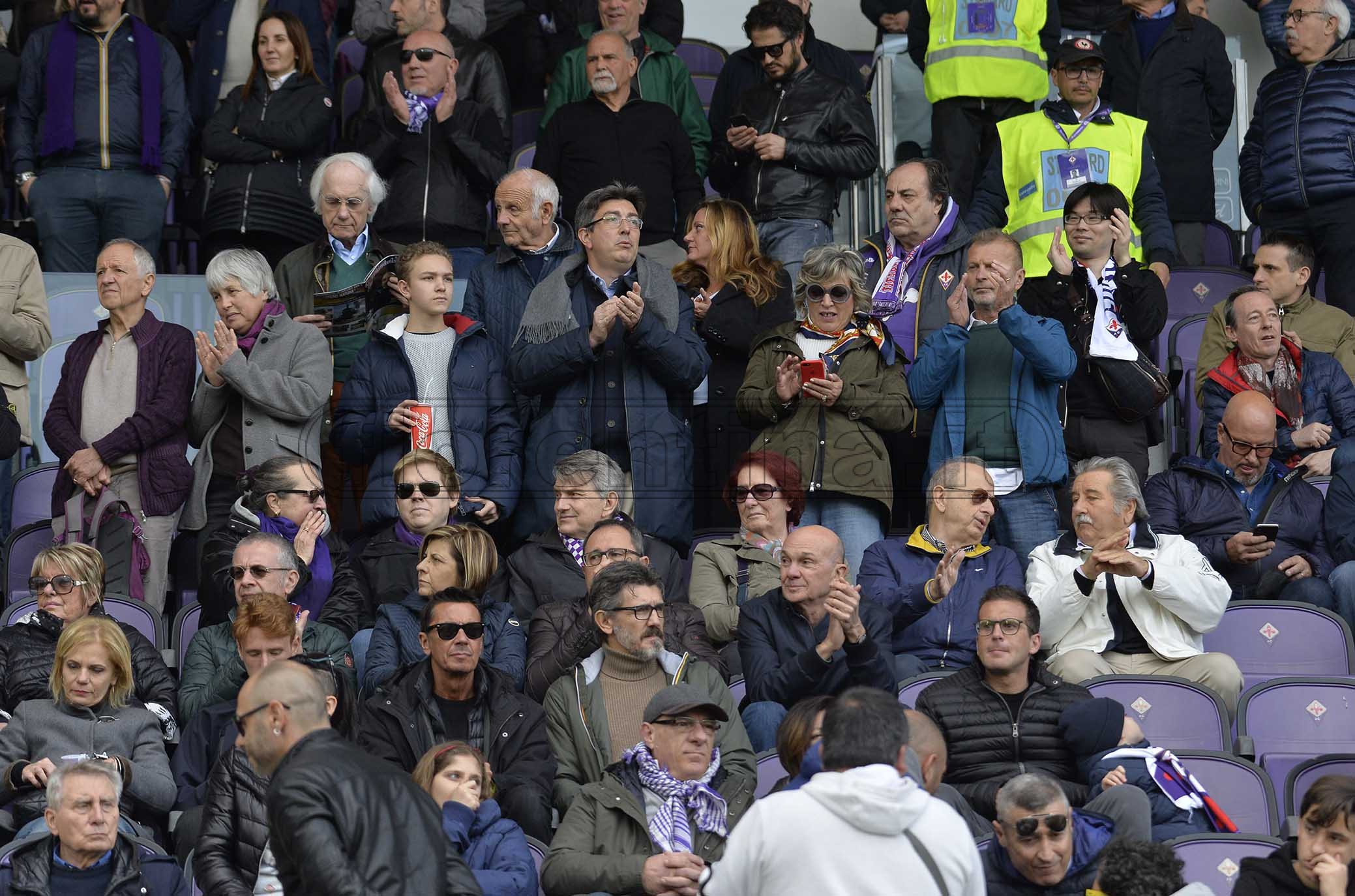 FIORENTINA PRIMAVERA 14-04-2019. TIFOSI DELLA FIORENTINA. GALASSI SILVANO/SILPRESS