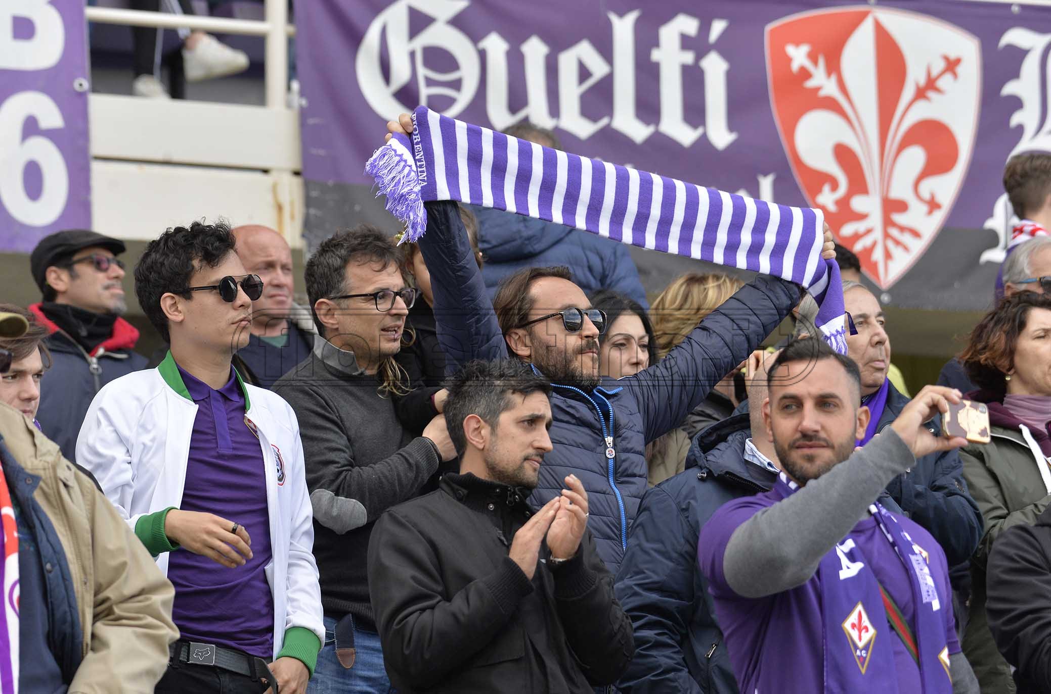 FIORENTINA PRIMAVERA 14-04-2019. TIFOSI DELLA FIORENTINA. GALASSI SILVANO/SILPRESS