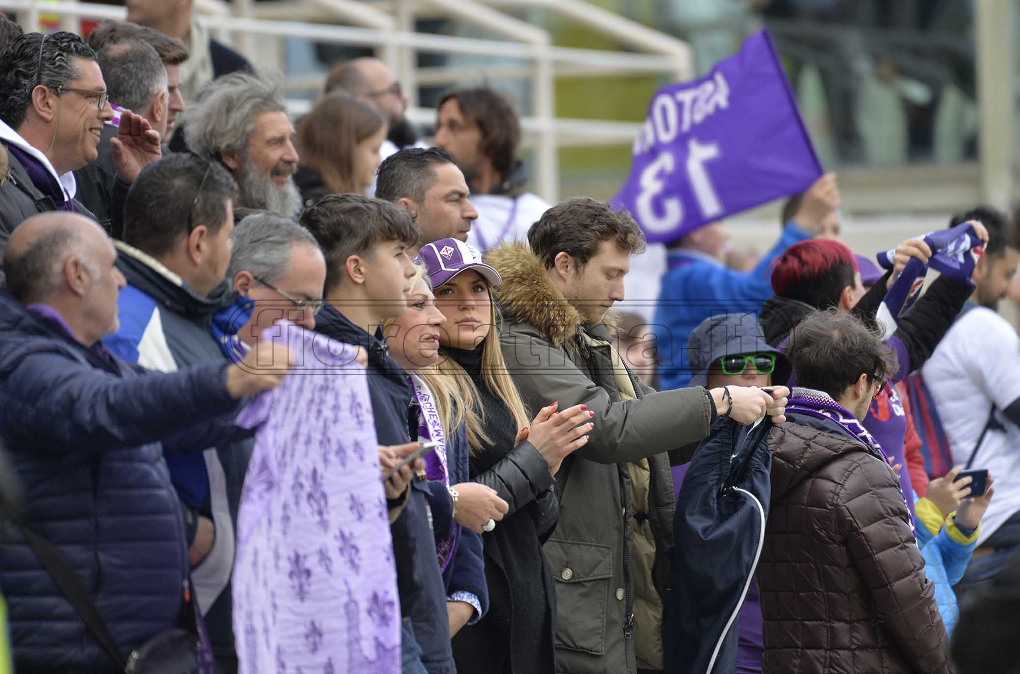 FIORENTINA PRIMAVERA 14-04-2019. TIFOSI DELLA FIORENTINA. GALASSI SILVANO/SILPRESS