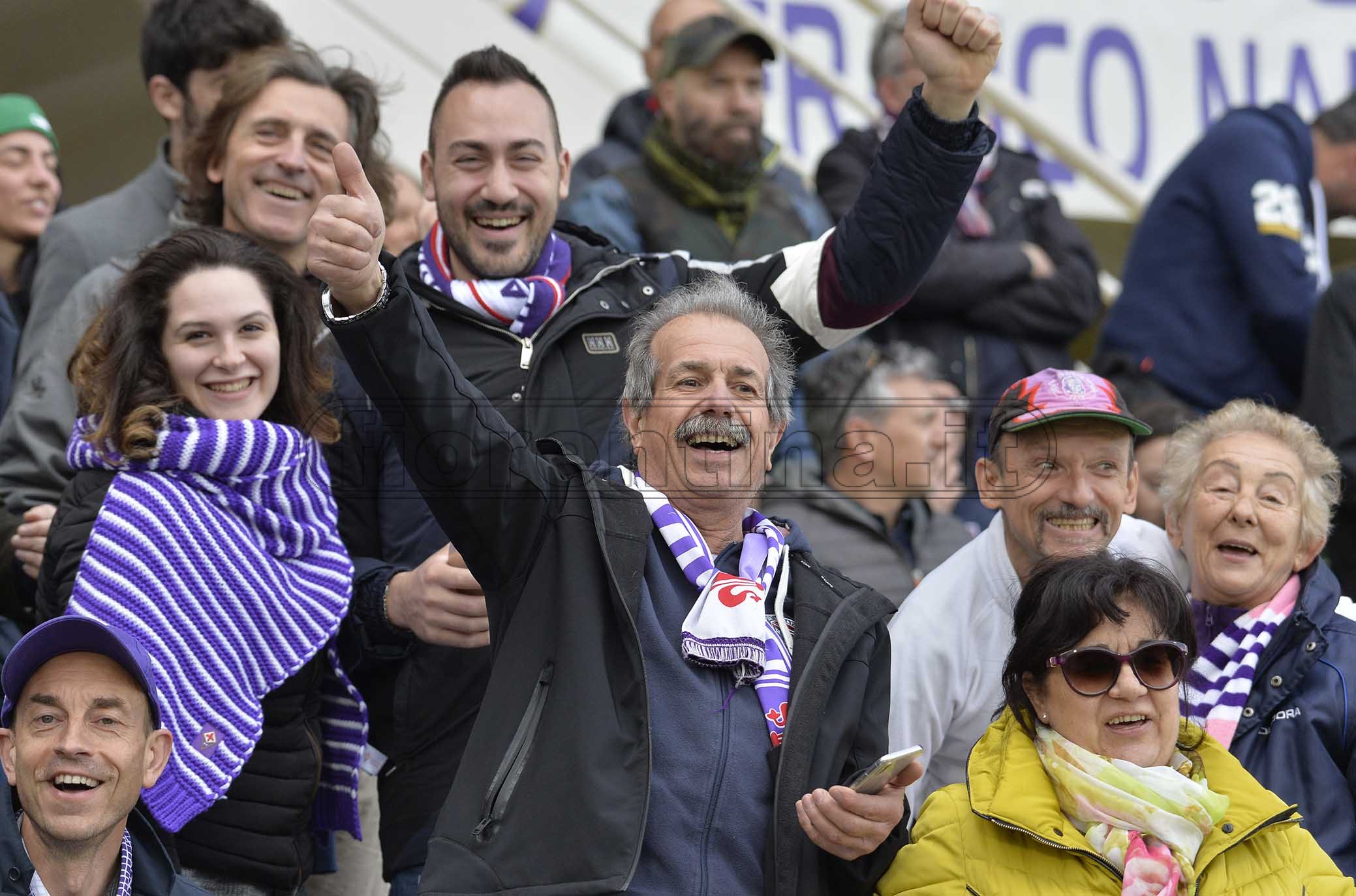 FIORENTINA PRIMAVERA 14-04-2019. TIFOSI DELLA FIORENTINA. GALASSI SILVANO/SILPRESS