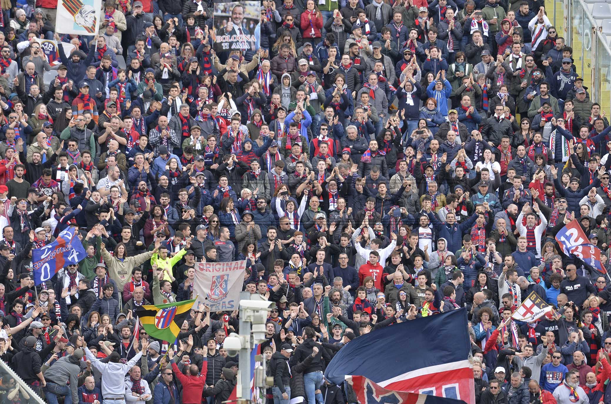 FIORENTINA PRIMAVERA 14-04-2019. TIFOSI DEL BOLOGNA. GALASSI SILVANO/SILPRESS