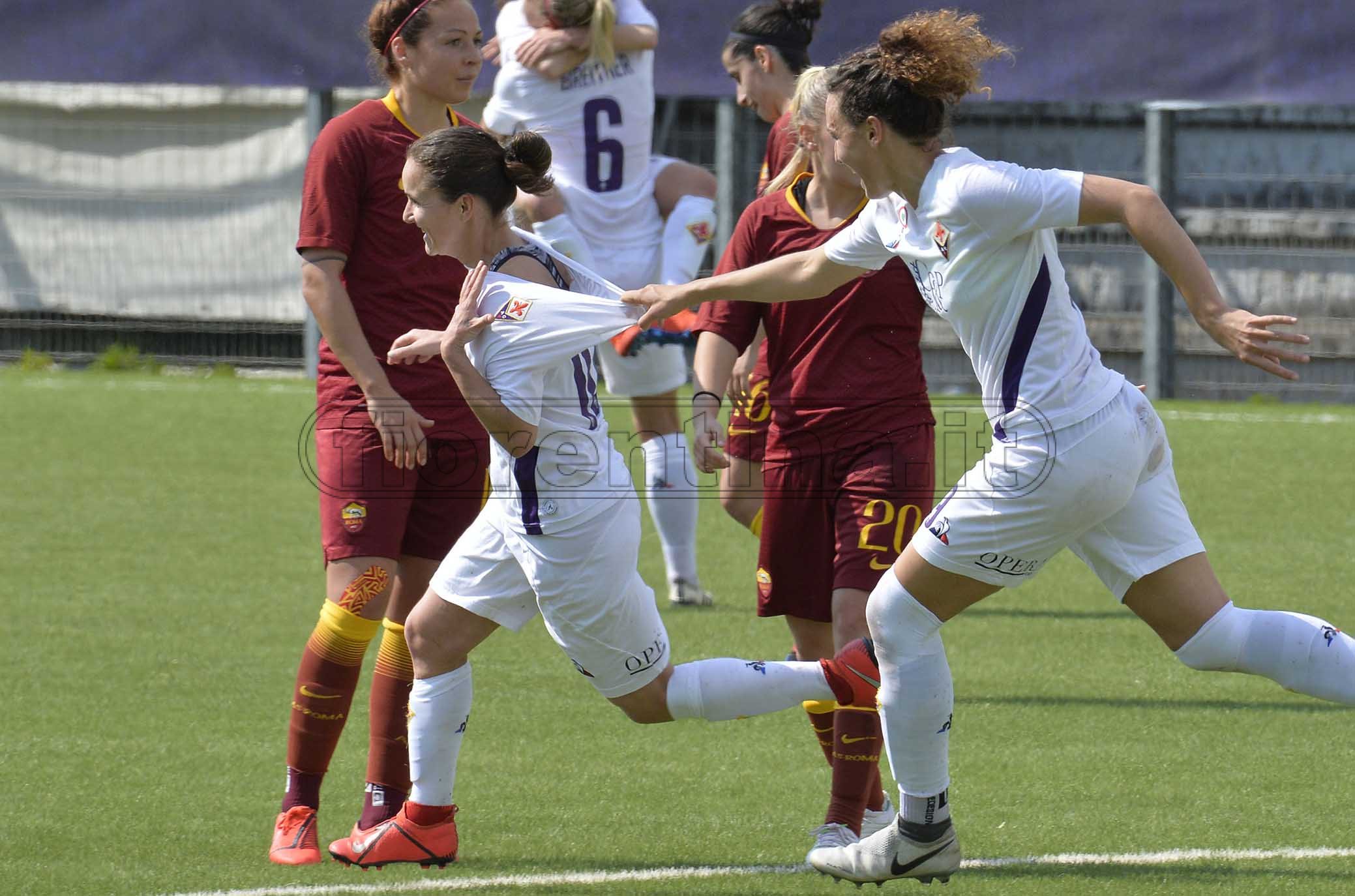 FIORENTINA WOMEN'S-ROMA 17-04-2019. ESULTANZA DI TATIANA BONETTI. GALASSI SILVANO/SILPRESS