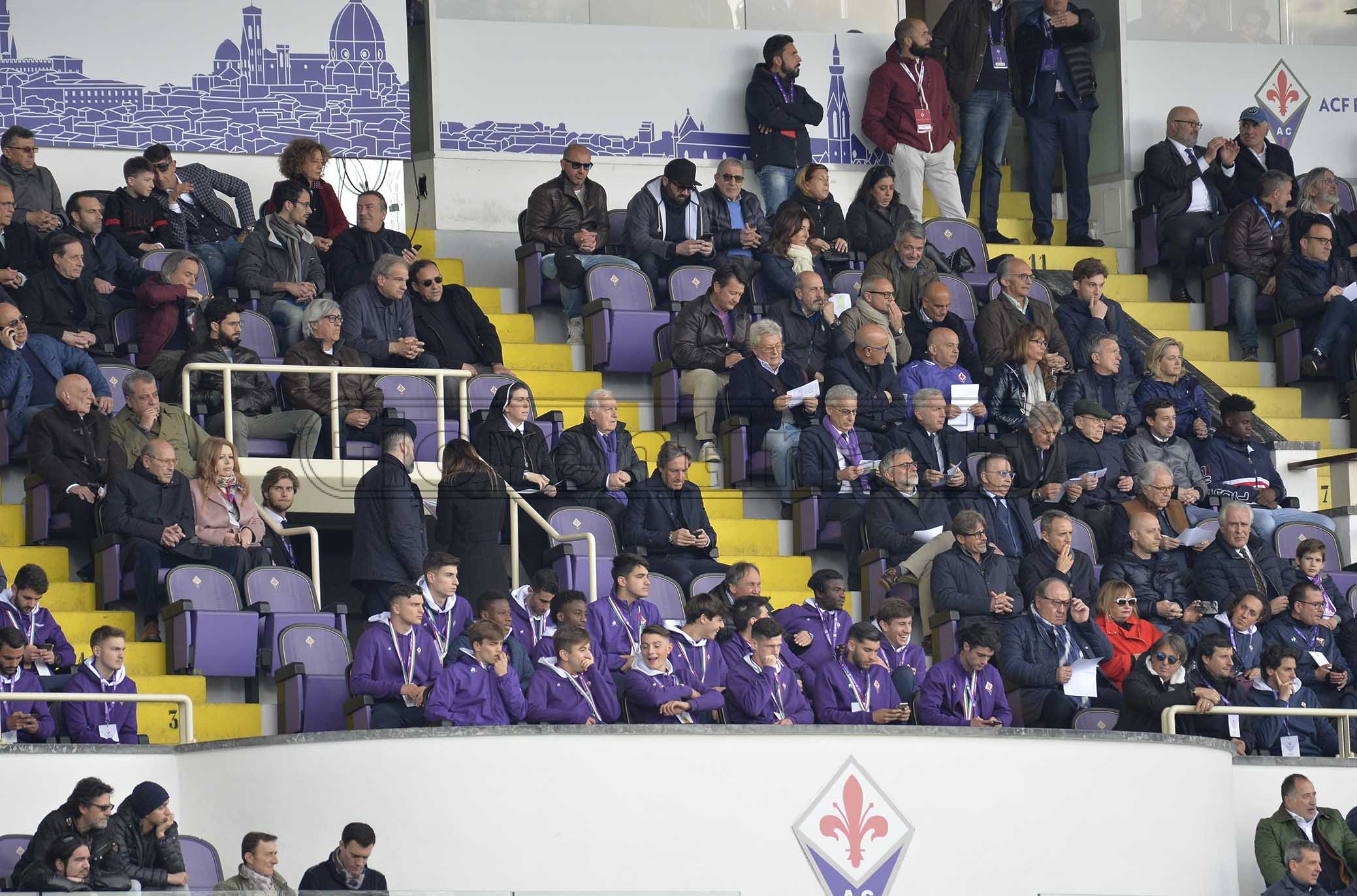 FIORENTINA PRIMAVERA 14-04-2019. TIFOSI DELLA FIORENTINA. GALASSI SILVANO/SILPRESS