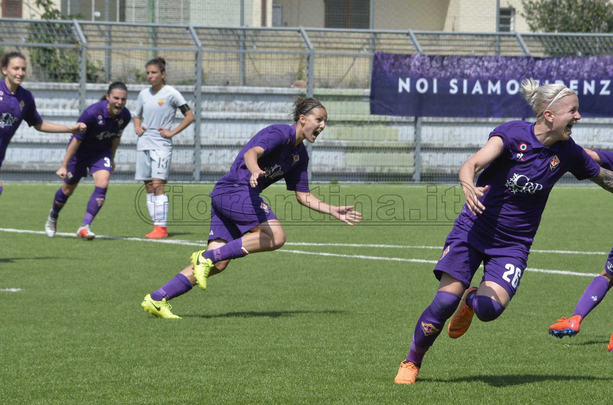 FIORENTINA WOMEN'S-ROMA 20-04-2019 ESULTANZA DI VALERY VIGILUCCI. GALASSI SILVANO/SILPRESS