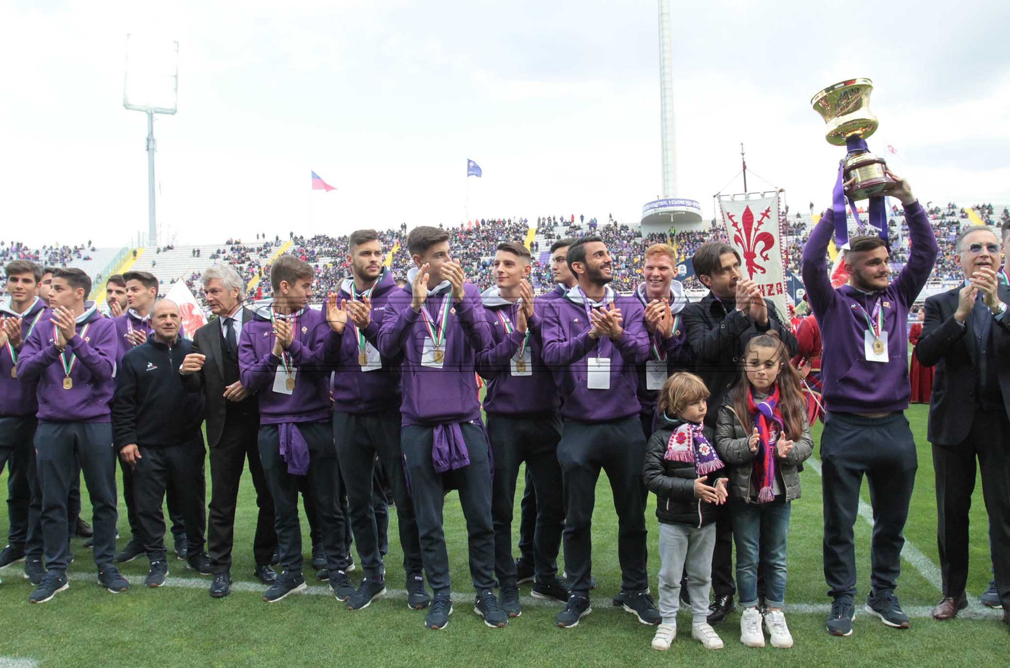 FIORENTINA PRIMAVERA 14-04-2019. LA PRIMAVERA AL FRANCHI CON LA COPPA ITALIA. GALASSI SILVANO/SILPRESS