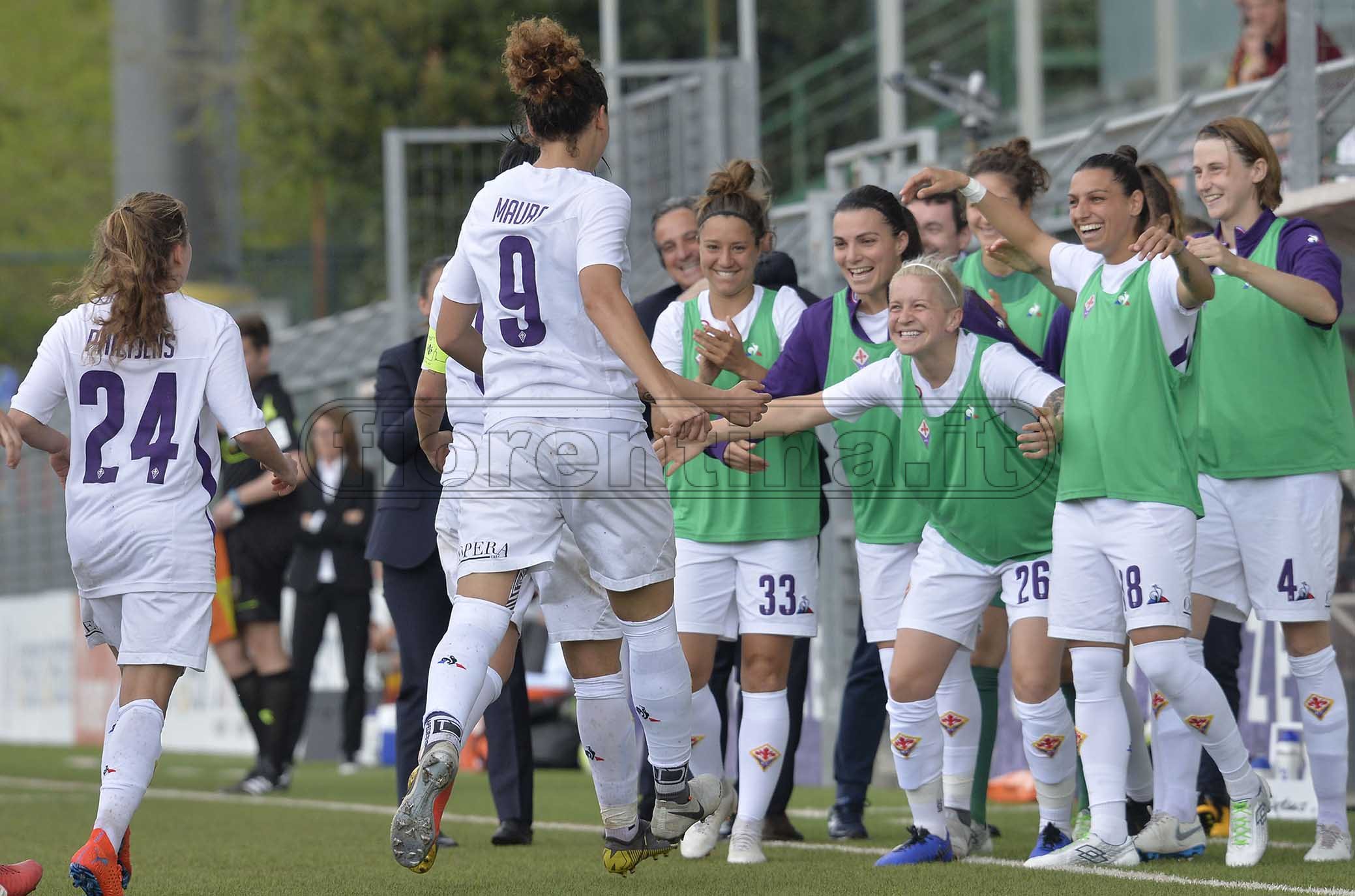 FIORENTINA WOMEN'S-ROMA 17-04-2019. ESULTANZA DI ALICE PARISI. GALASSI SILVANO/SILPRESS