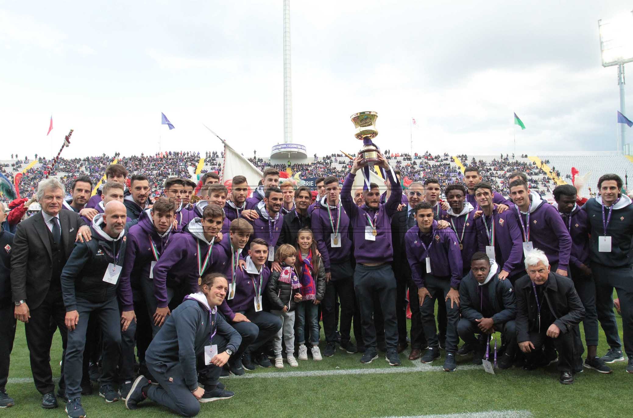 FIORENTINA PRIMAVERA 14-04-2019. LA PRIMAVERA AL FRANCHI CON LA COPPA ITALIA. GALASSI SILVANO/SILPRESS