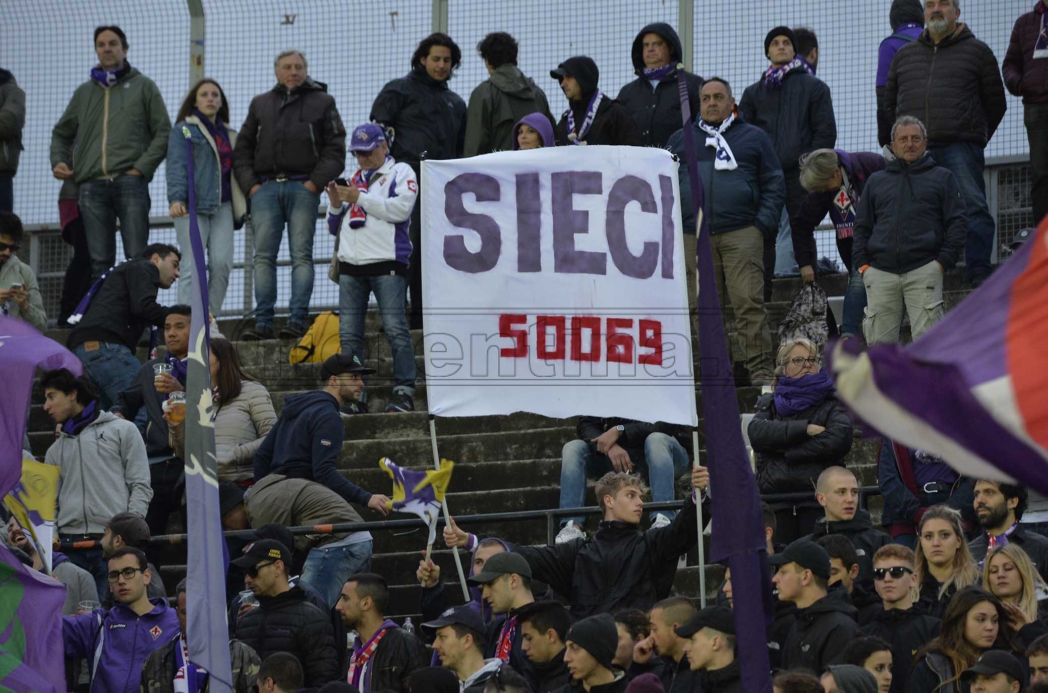 ATALANTA-FIORENTINA COPPA ITALIA 25-04-2019 TIFOSI DELLA FIORENTINA. GALASSI SILVANO/SILPRESS