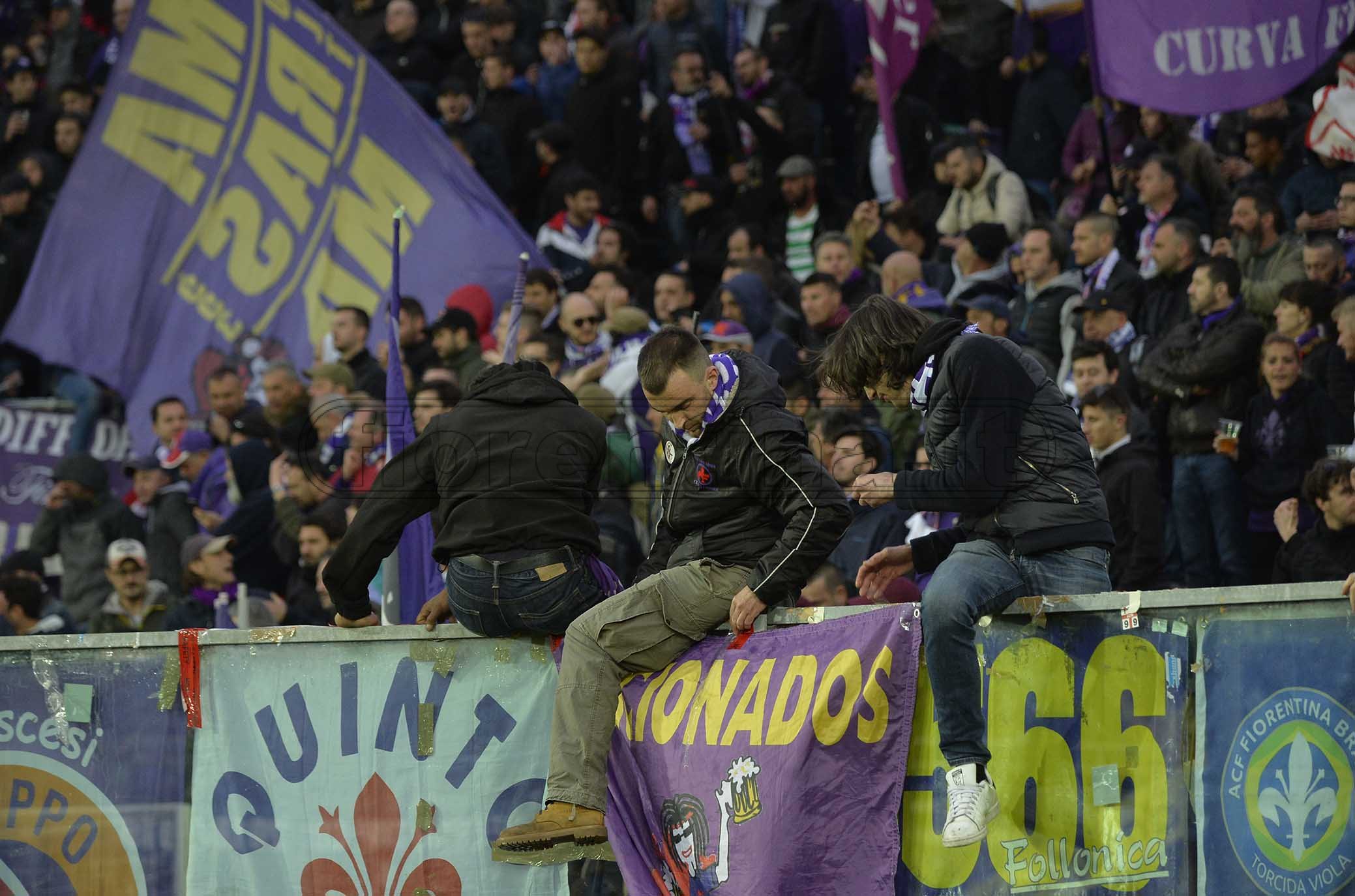 ATALANTA-FIORENTINA COPPA ITALIA 25-04-2019 TIFOSI DELLA FIORENTINA. GALASSI SILVANO/SILPRESS
