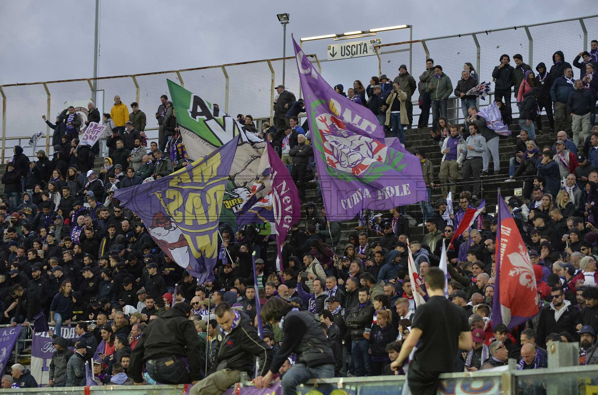 ATALANTA-FIORENTINA COPPA ITALIA 25-04-2019 TIFOSI DELLA FIORENTINA. GALASSI SILVANO/SILPRESS