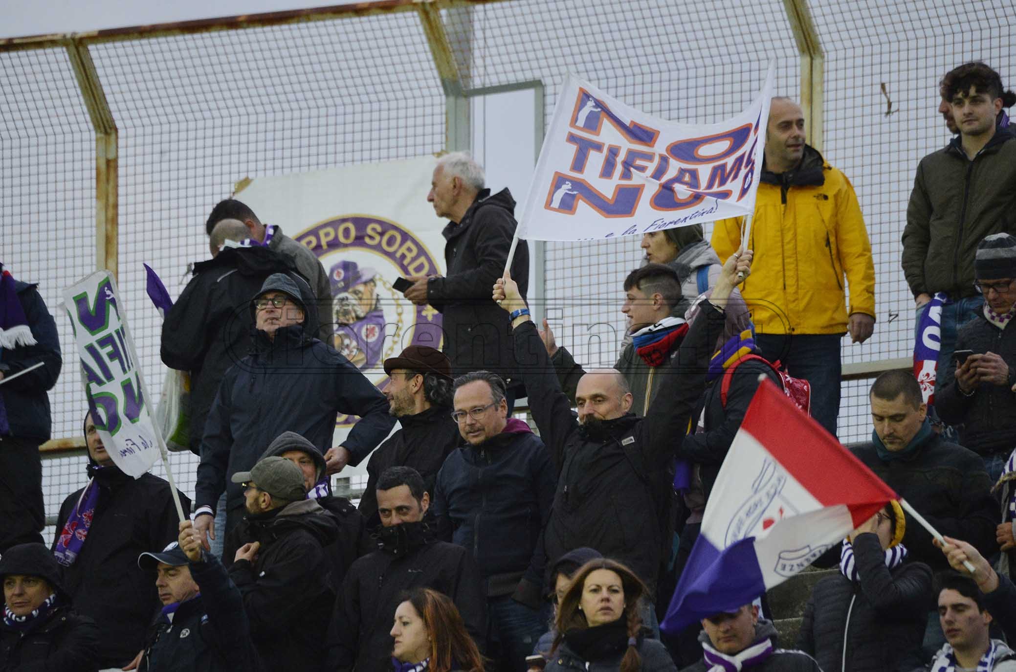 ATALANTA-FIORENTINA COPPA ITALIA 25-04-2019 TIFOSI DELLA FIORENTINA. GALASSI SILVANO/SILPRESS