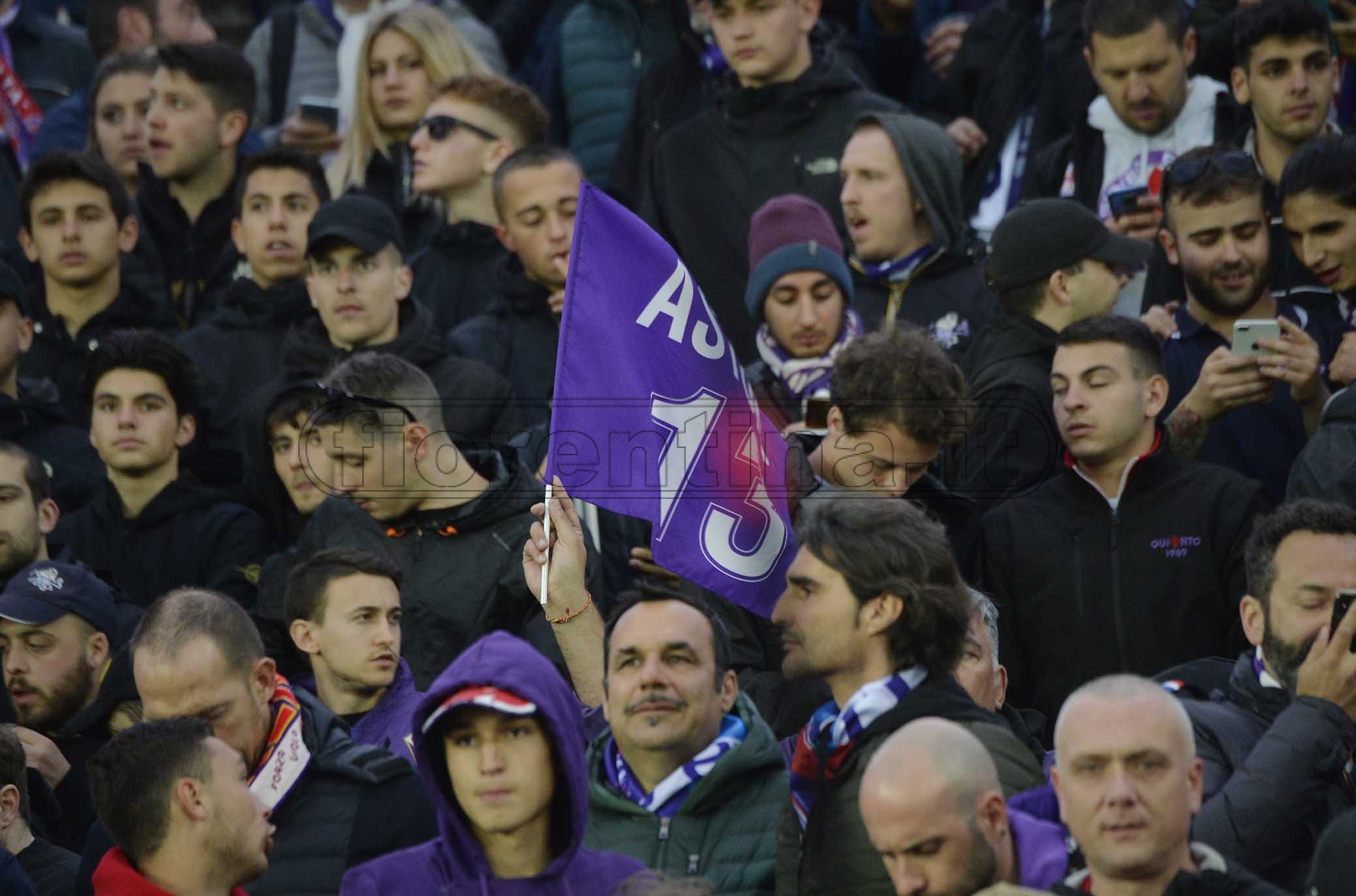 ATALANTA-FIORENTINA COPPA ITALIA 25-04-2019 TIFOSI DELLA FIORENTINA. GALASSI SILVANO/SILPRESS