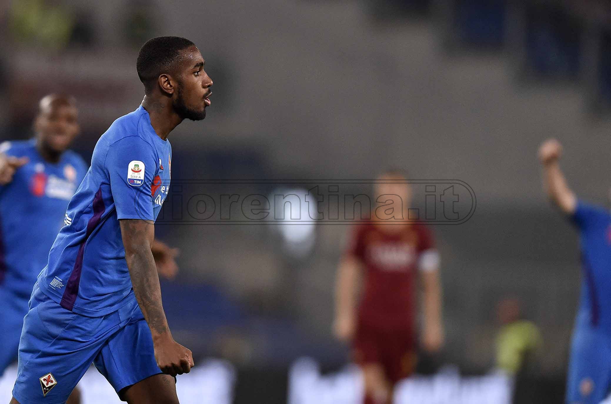 ROMA-FIORENTINA 03-04-2019 ESULTANZA DOPO IL GOL DI GERSON. SILPRESS