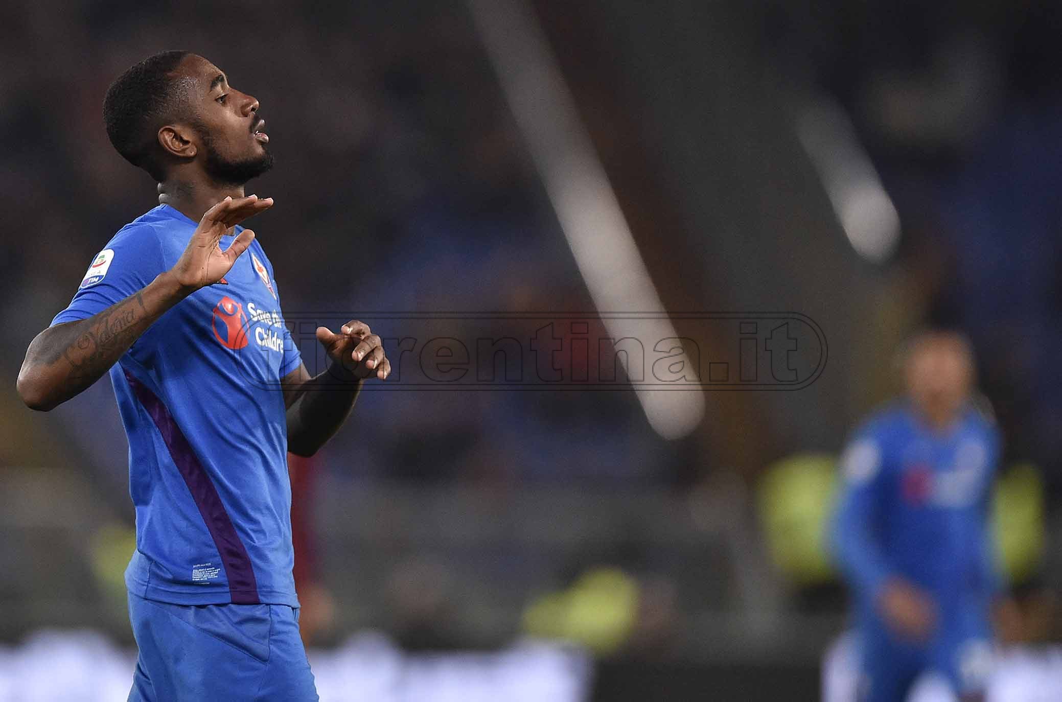ROMA-FIORENTINA 03-04-2019 ESULTANZA DOPO IL GOL DI GERSON. SILPRESS