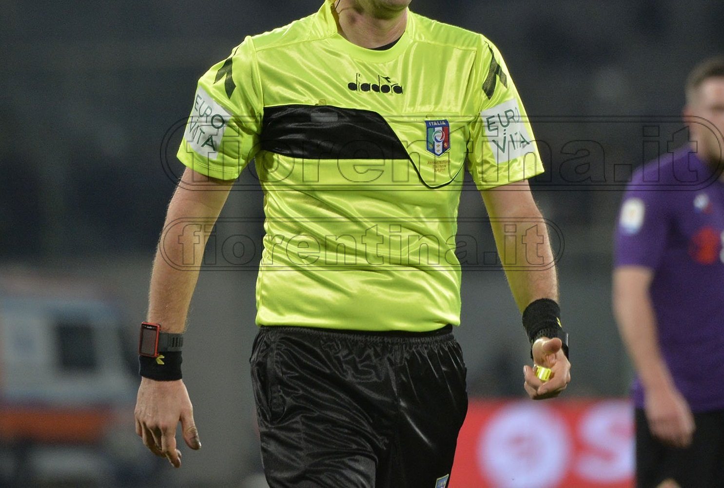 Con il Sassuolo arbitra Fourneau: primo incrocio con i viola, 2 gare in Serie A