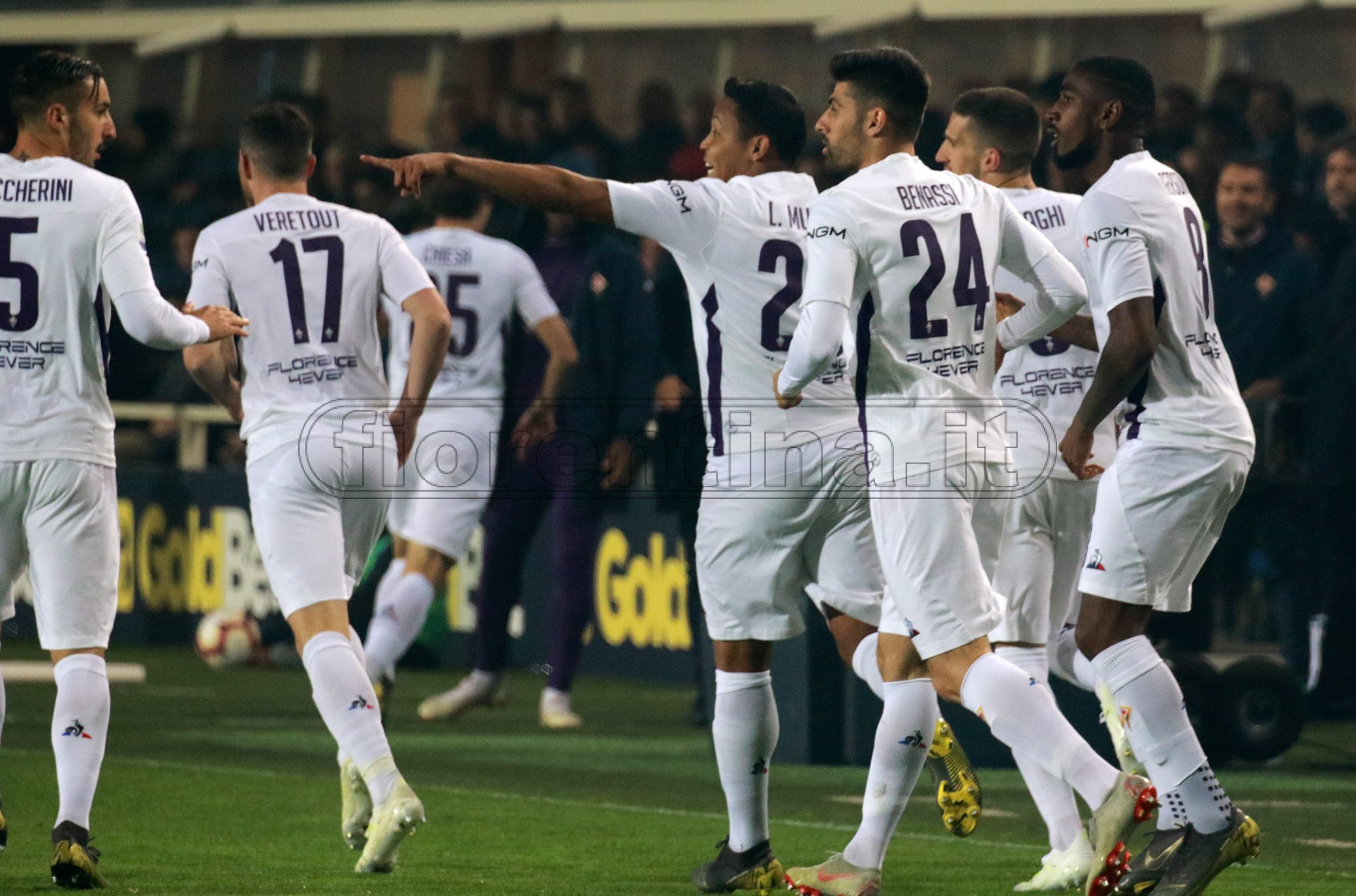 ATALANTA-FIORENTINA 25-04-2019 ESULTANZA DI LUIS MURIEL. GALASSI SILVANO/SILPRESS