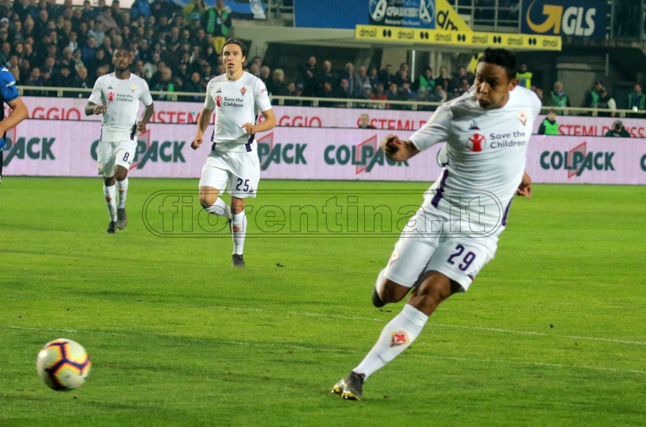 ATALANTA-FIORENTINA 25-04-2019 GOL DI LUIS MURIEL. GALASSI SILVANO/SILPRESS