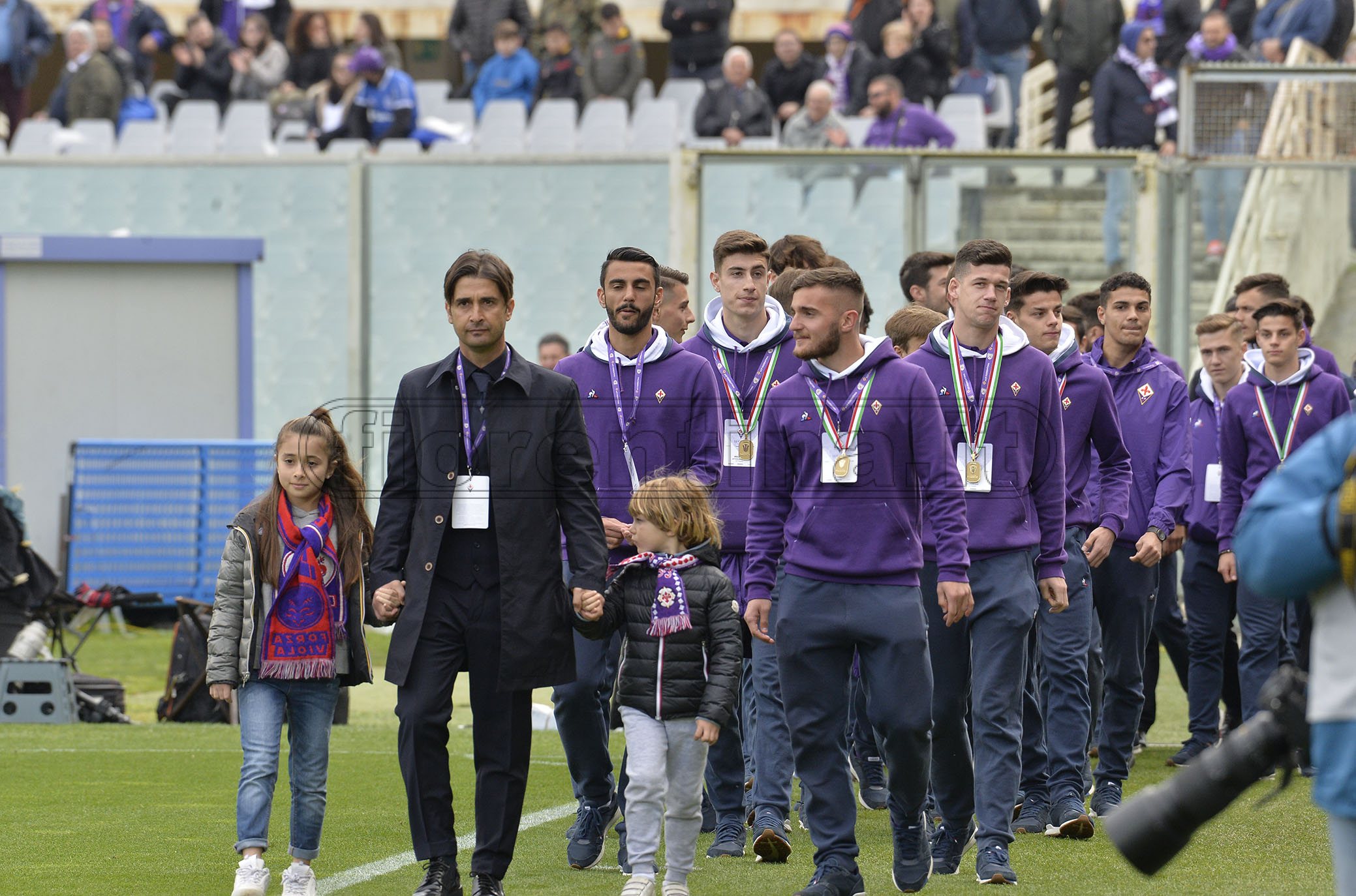 FIORENTINA-BOLOGNA 14-04-2019 LA SQUADRA PRIMAVERA IN CAMPO. GALASSI SILVANO/SILPRESS