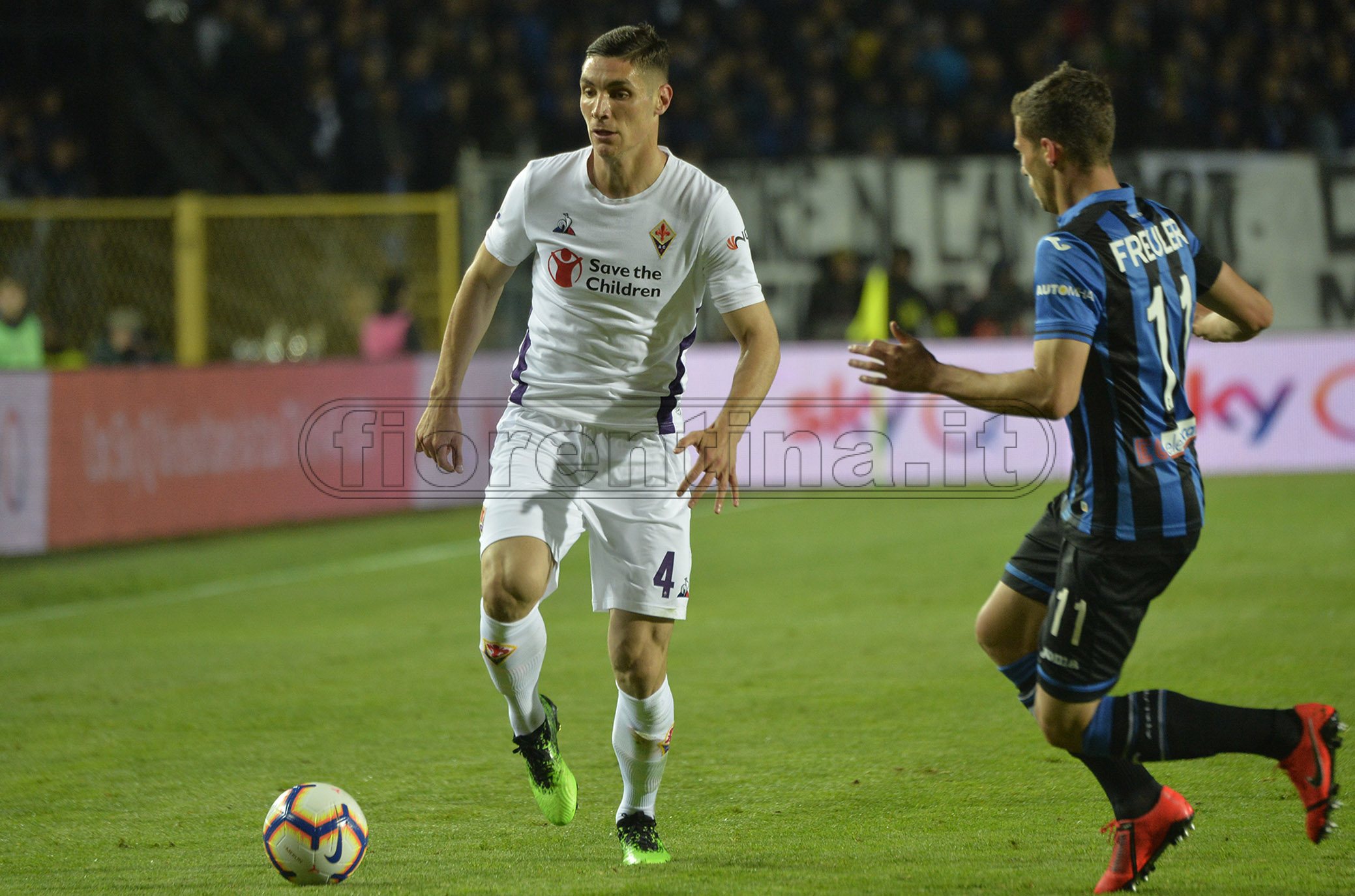 ATALANTA-FIORENTINA 25-04-2019 NIKOLA MILENKOVIC. GALASSI SILVANO/SILPRESS