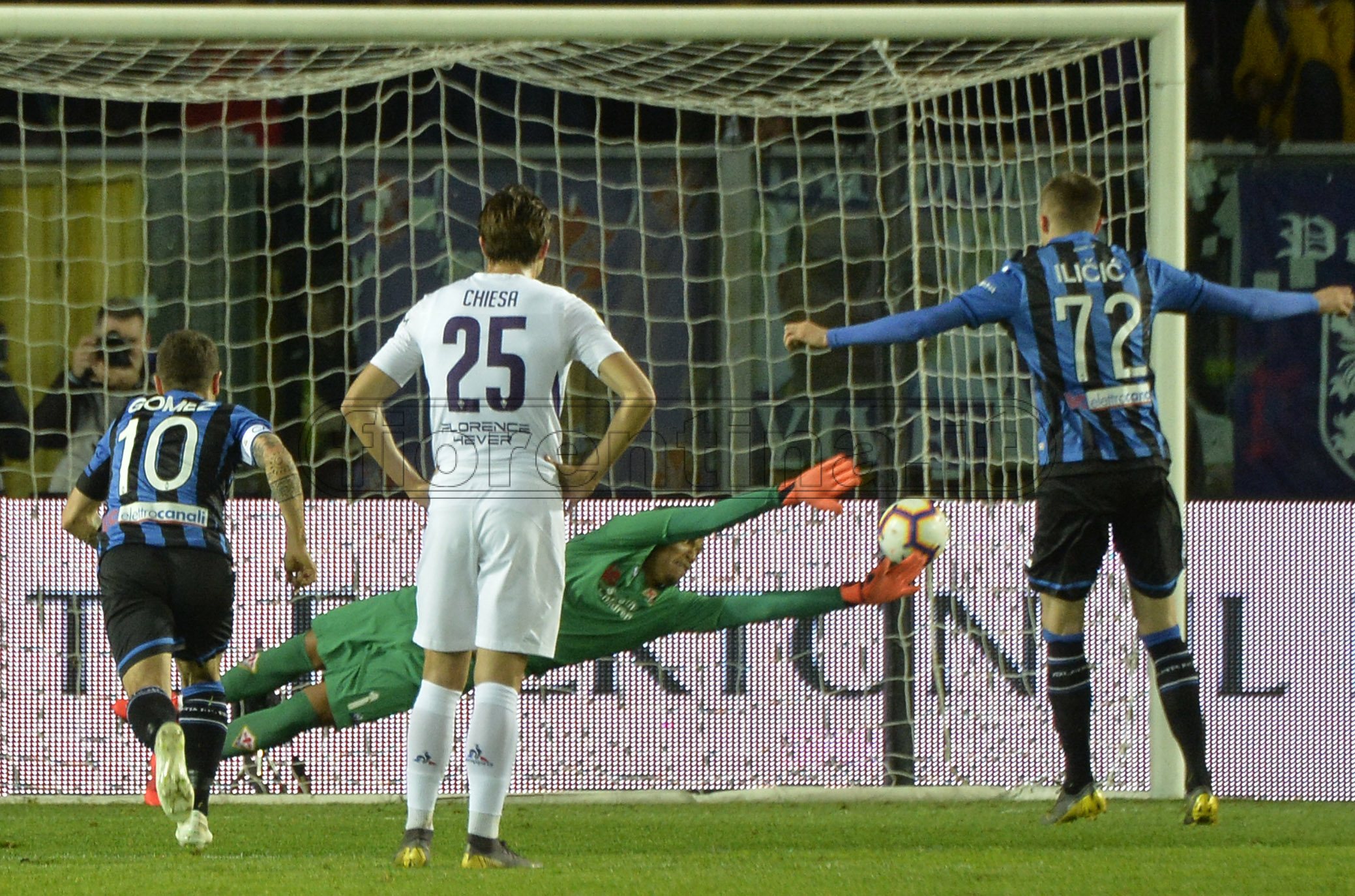 ATALANTA-FIORENTINA 25-04-2019 GOL SU RIGORE DI JOSIP ILICIC. GALASSI SILVANO/SILPRESS