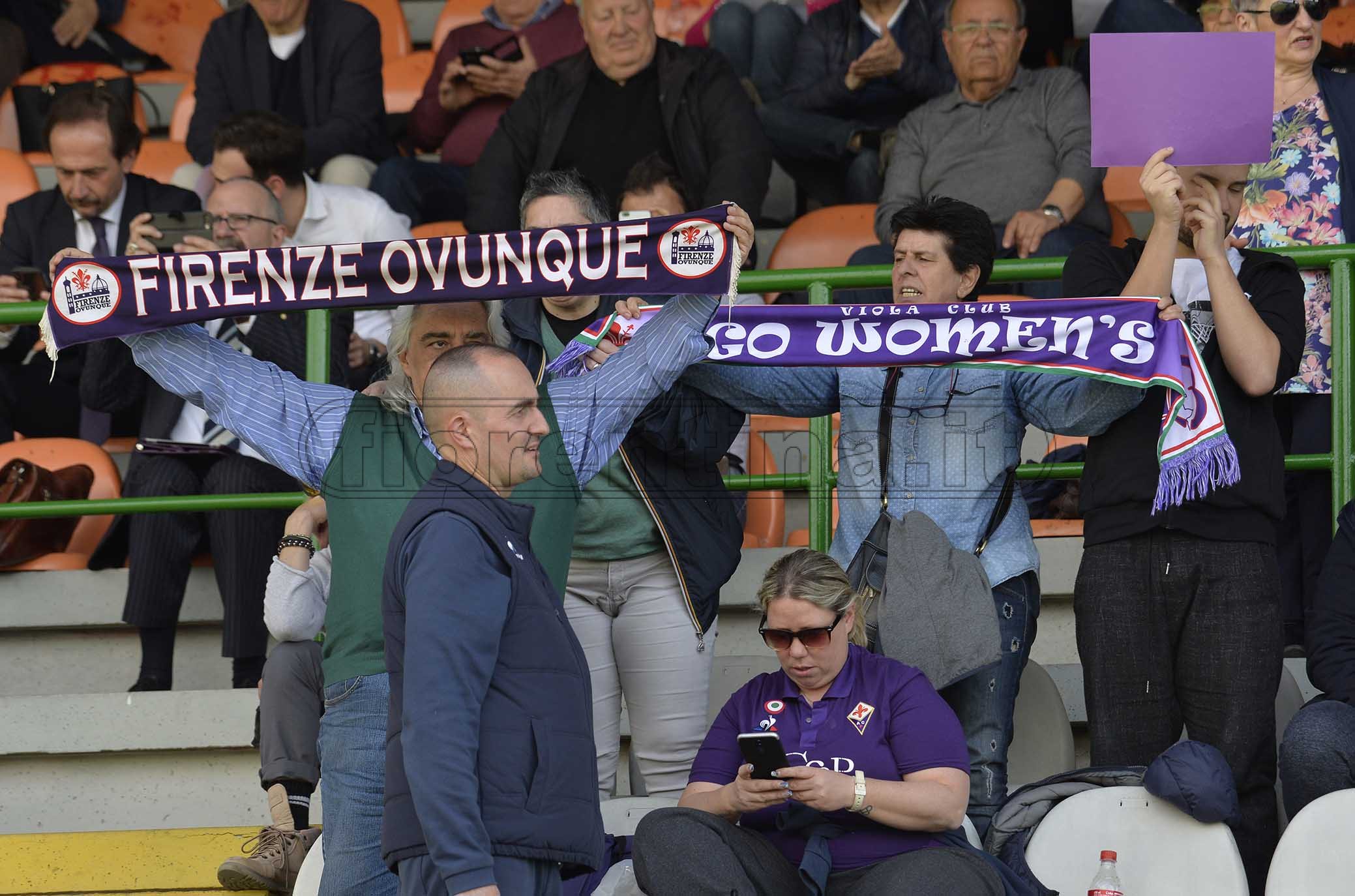 FIORENTINA WOMEN'S-ROMA 17-04-2019. TIFOSI E TIFOSE. GALASSI SILVANO/SILPRESS