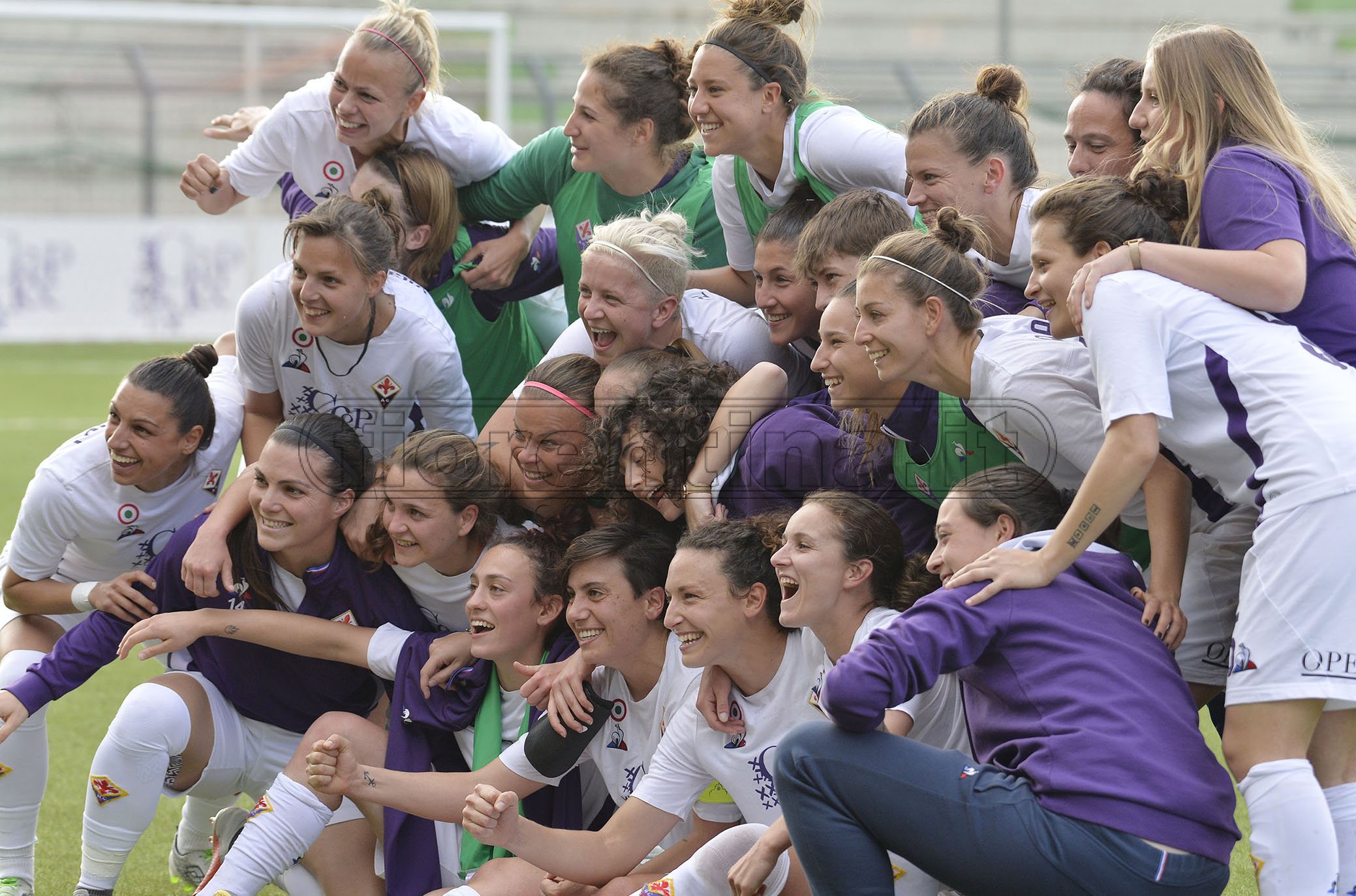 FIORENTINA WOMEN'S-ROMA 17-04-2019. ESULTANZA FINE PARTITA. GALASSI SILVANO/SILPRESS