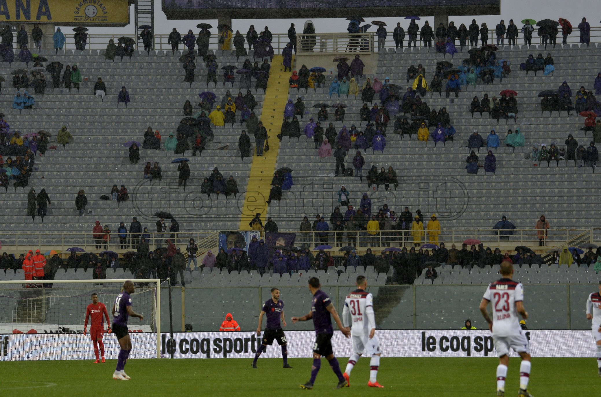 FIORENTINA-BOLOGNA 14-04-2019 SPALTI VUOTI. GALASSI SILVANO/SILPRESS