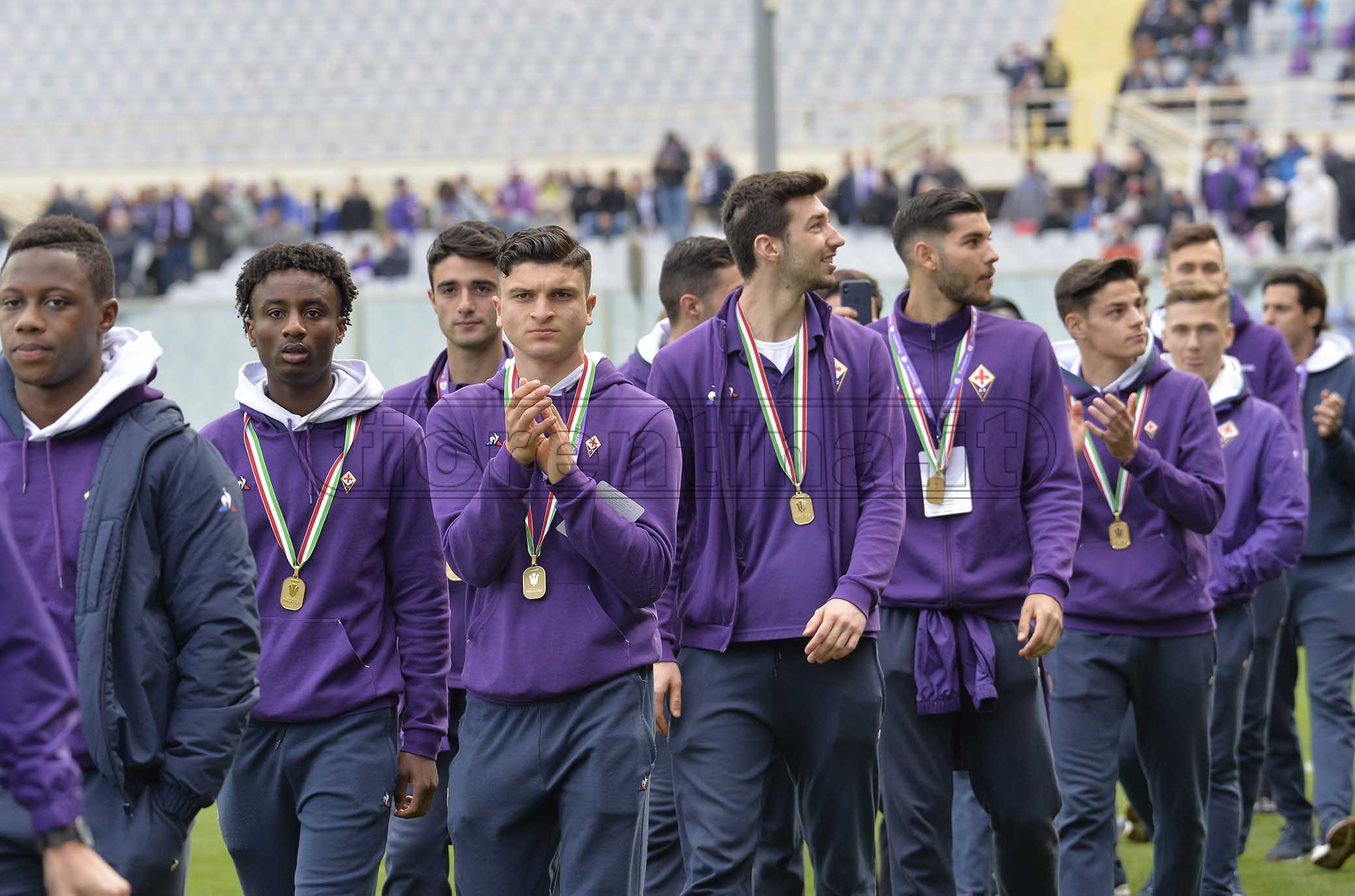 FIORENTINA PRIMAVERA 14-04-2019. LA PRIMAVERA AL FRANCHI CON LA COPPA ITALIA. GALASSI SILVANO/SILPRESS