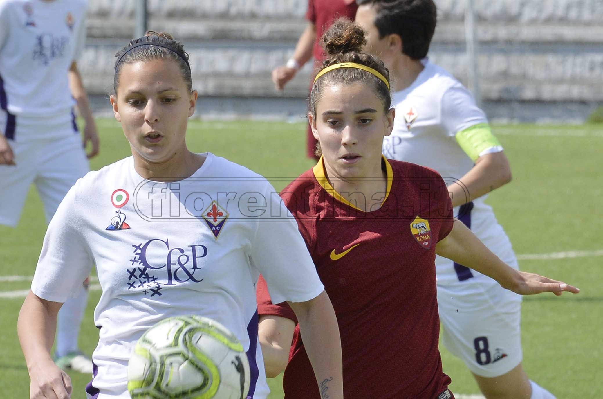 FIORENTINA WOMEN'S-ROMA 17-04-2019. VALERY VIGILUCCI ANTICIPA SOFIA. GALASSI SILVANO/SILPRESS