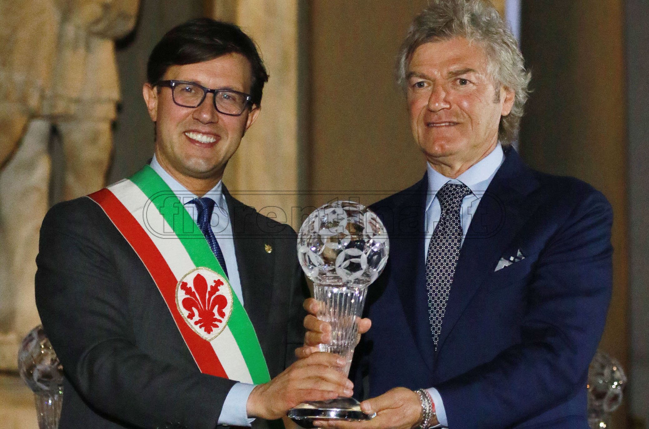 FIRENZE 20-05-2019 HALL OF FAME 2019. DARIO NARDELLA CONSEGNA IL PREMIO A GIANCARLO ANTOGNONI. GALASSI SILVANO/SILPRESS SILPRESS
