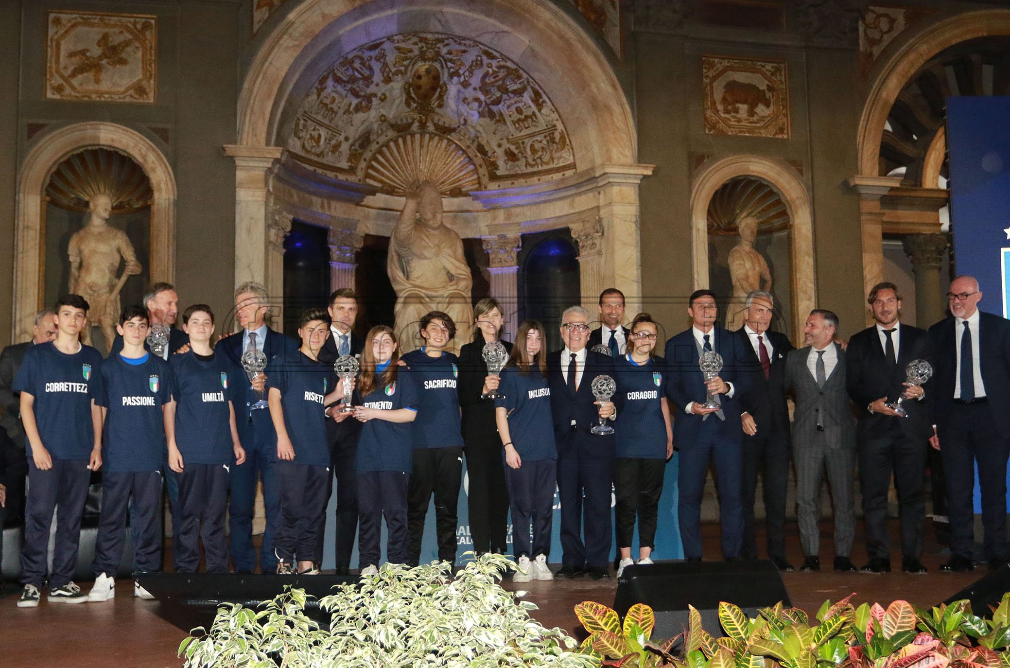 FIRENZE 20-05-2019 HALL OF FAME 2019. FOTO DI GRUPPO DEI PREMIATI. GALASSI SILVANO/SILPRESS
