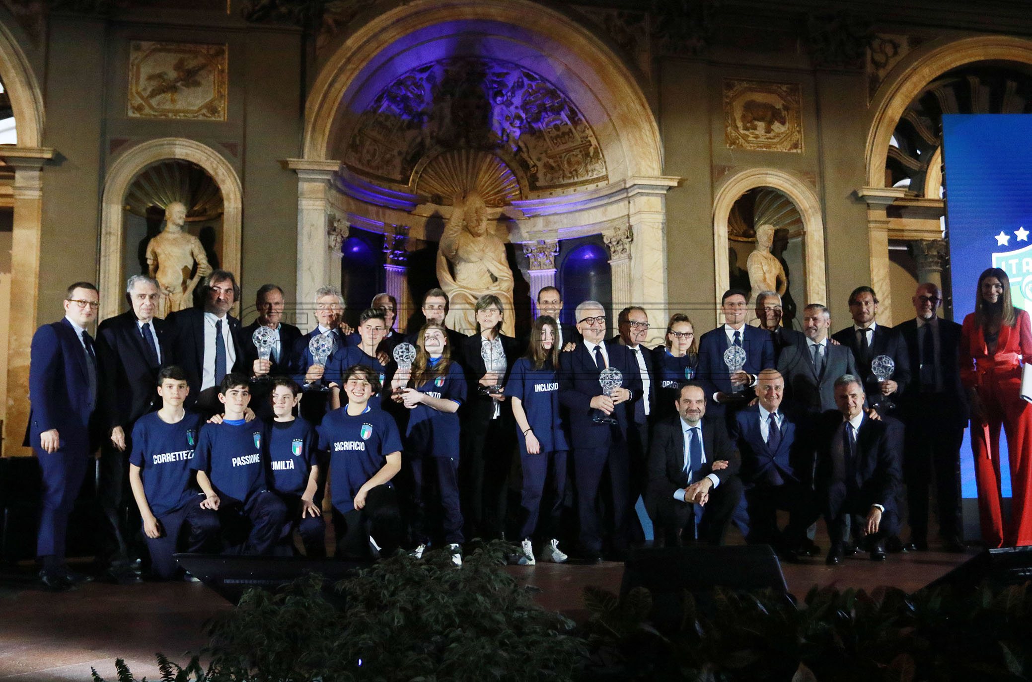 FIRENZE 20-05-2019 HALL OF FAME 2019. FOTO DI GRUPPO DEI PREMIATI. GALASSI SILVANO/SILPRESS