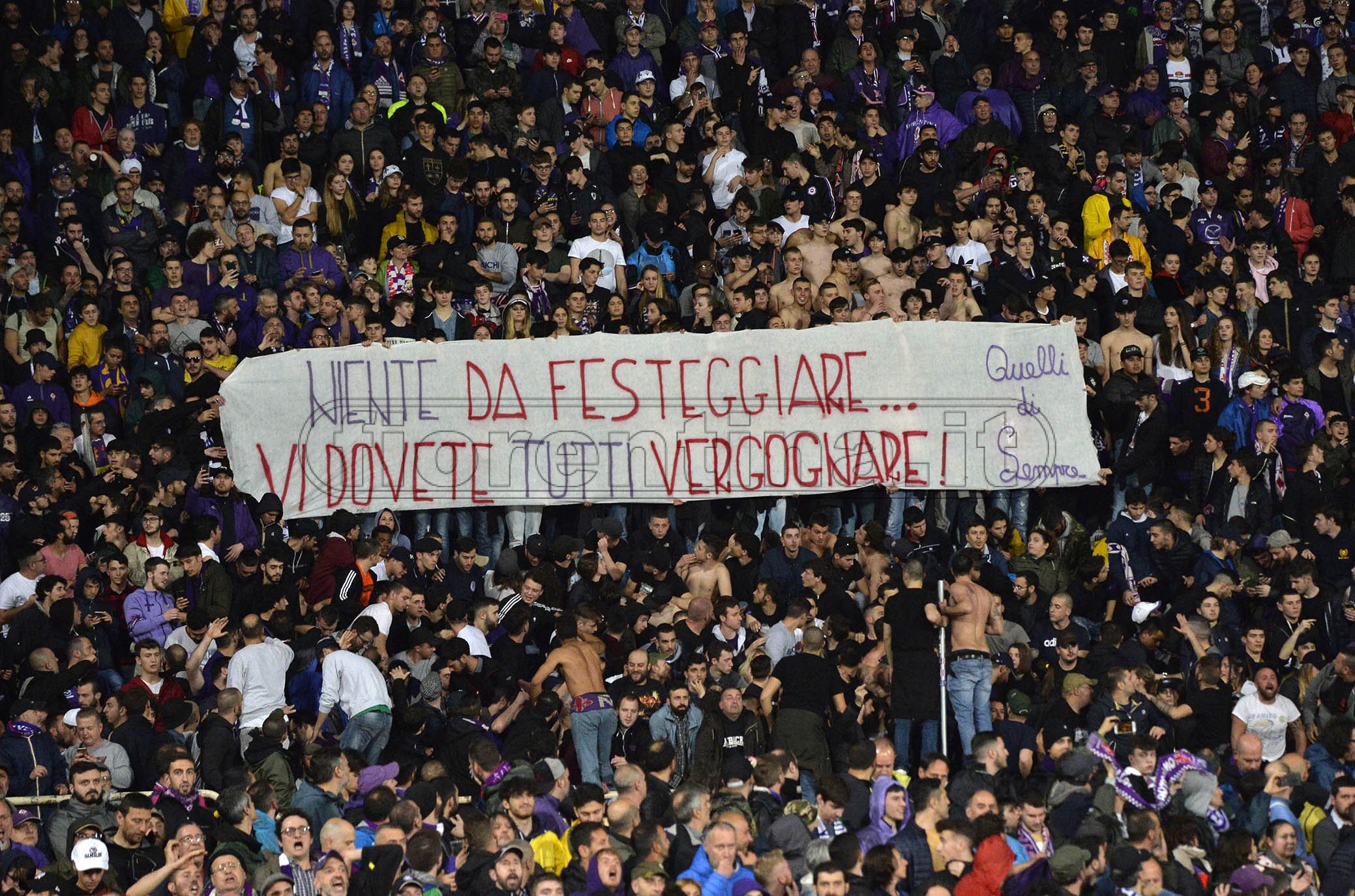 FIORENTINA-GENOA 26-09-2019 TIFOSI DELLA FIORENTINA. GALASSI SILVANO/SILPRESS