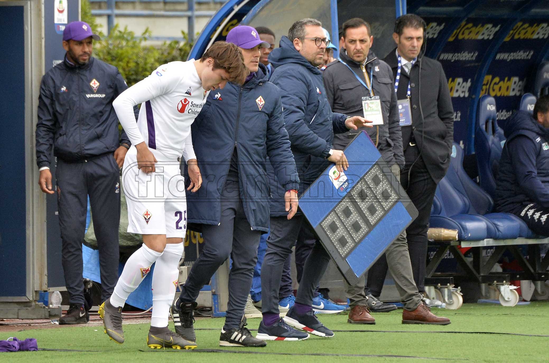 EMPOLI-FIORENTINA 05-05-2019 VINCENZO MONTELLA E FEDERICO CHIESA. GALASSI SILVANO/SILPRESS