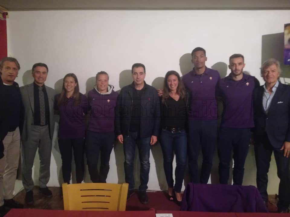 Pezzella e Lafont, serata con il Viola Club Niccolò Ciatti (FOTO)