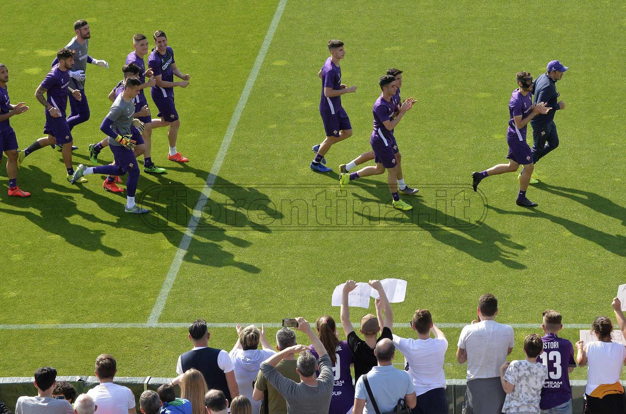 Programma di oggi: allenamento al centro sportivo. Da domani Fiorentina a Moena
