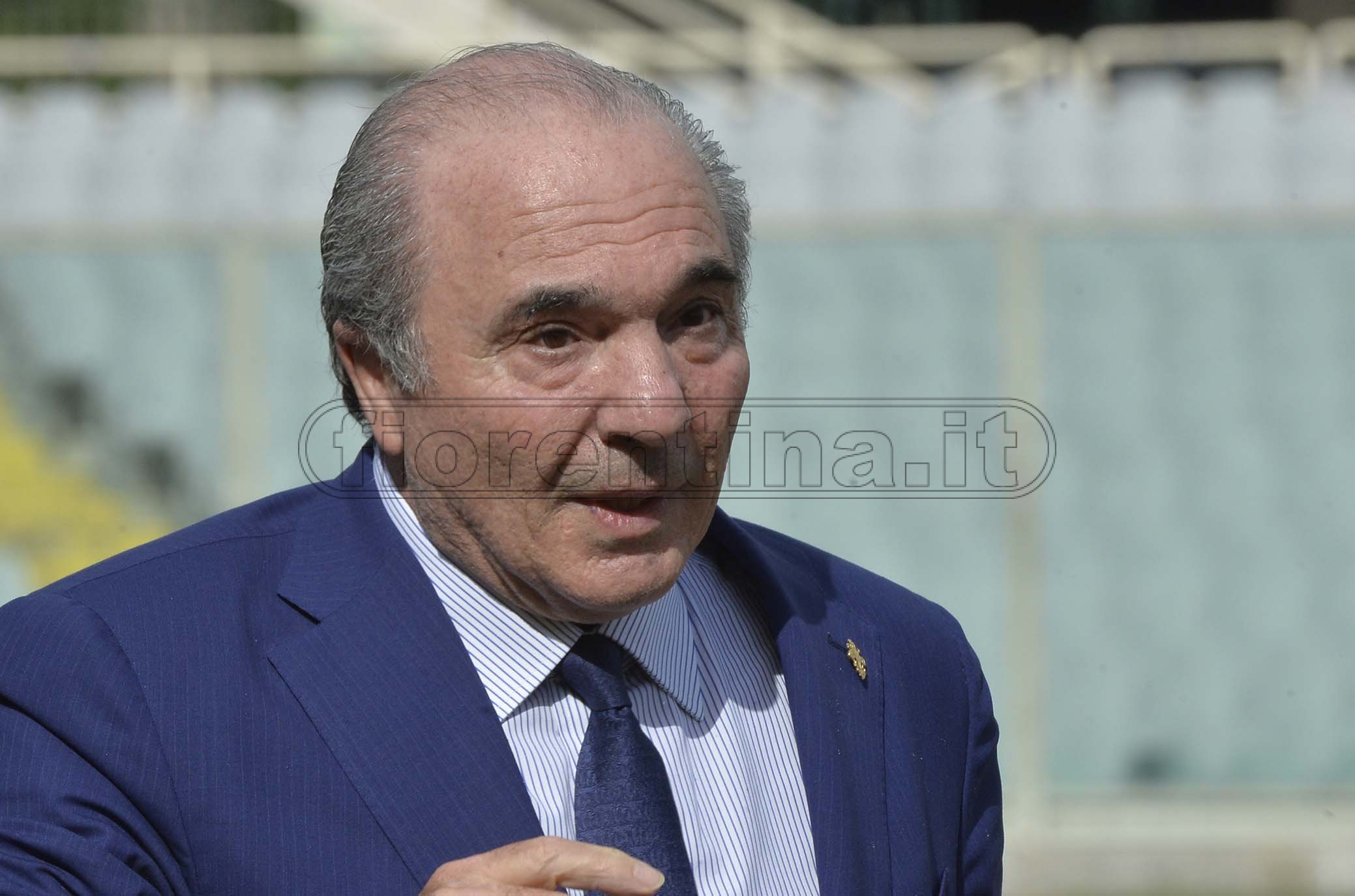FIORENTINA 07-06-2019 PRESENTAZIONE DI ROCCO COMMISSO AL FRANCHI. COMMOSSO PER L'ACCOGLIENZA RICEVUTA DAI SUOI NUOVI TIFOSI. GALASSI SILVANO/SILPRESS