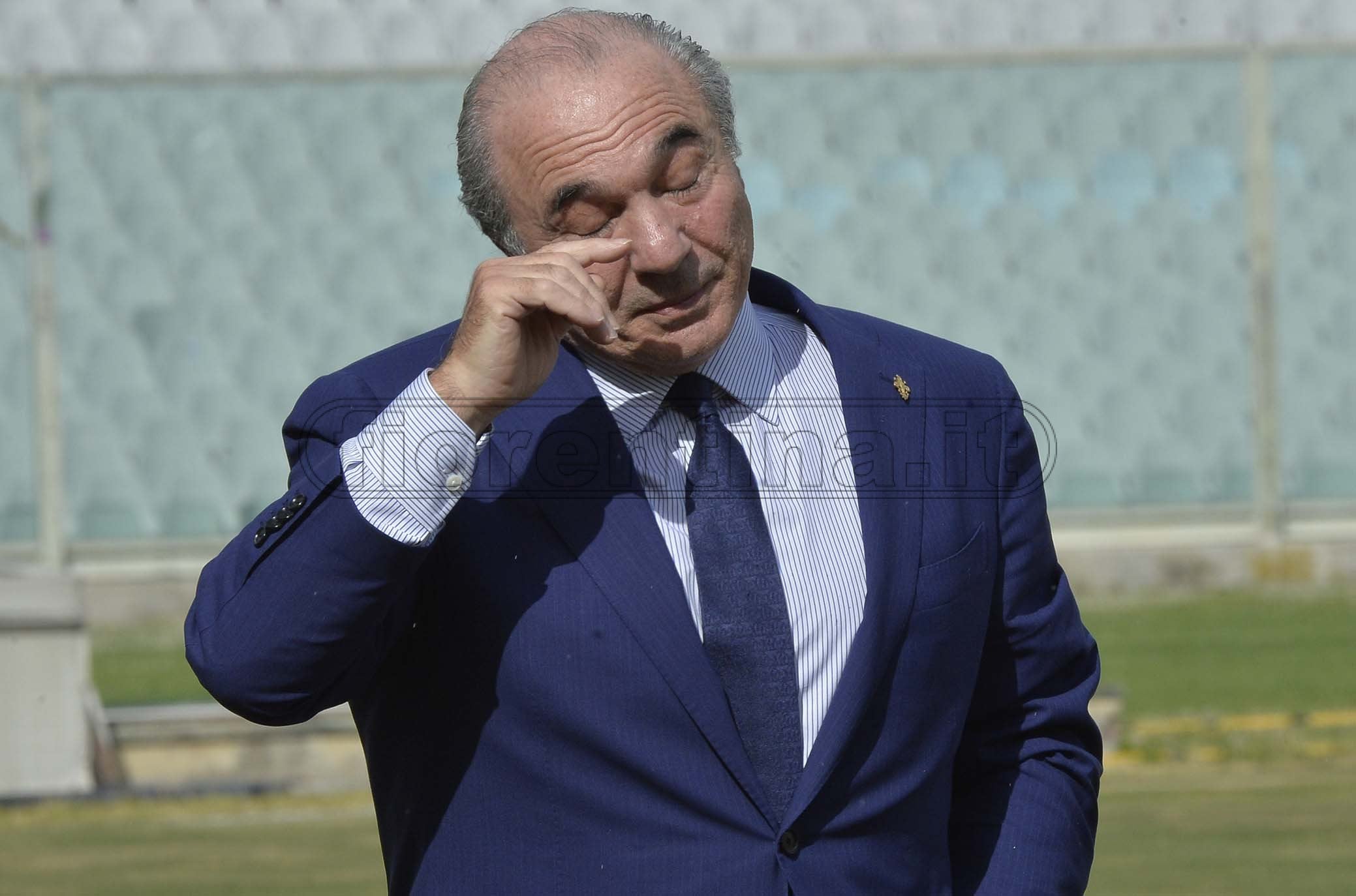FIORENTINA 07-06-2019 PRESENTAZIONE DI ROCCO COMMISSO AL FRANCHI. COMMOSSO PER L'ACCOGLIENZA RICEVUTA DAI SUOI NUOVI TIFOSI. GALASSI SILVANO/SILPRESS