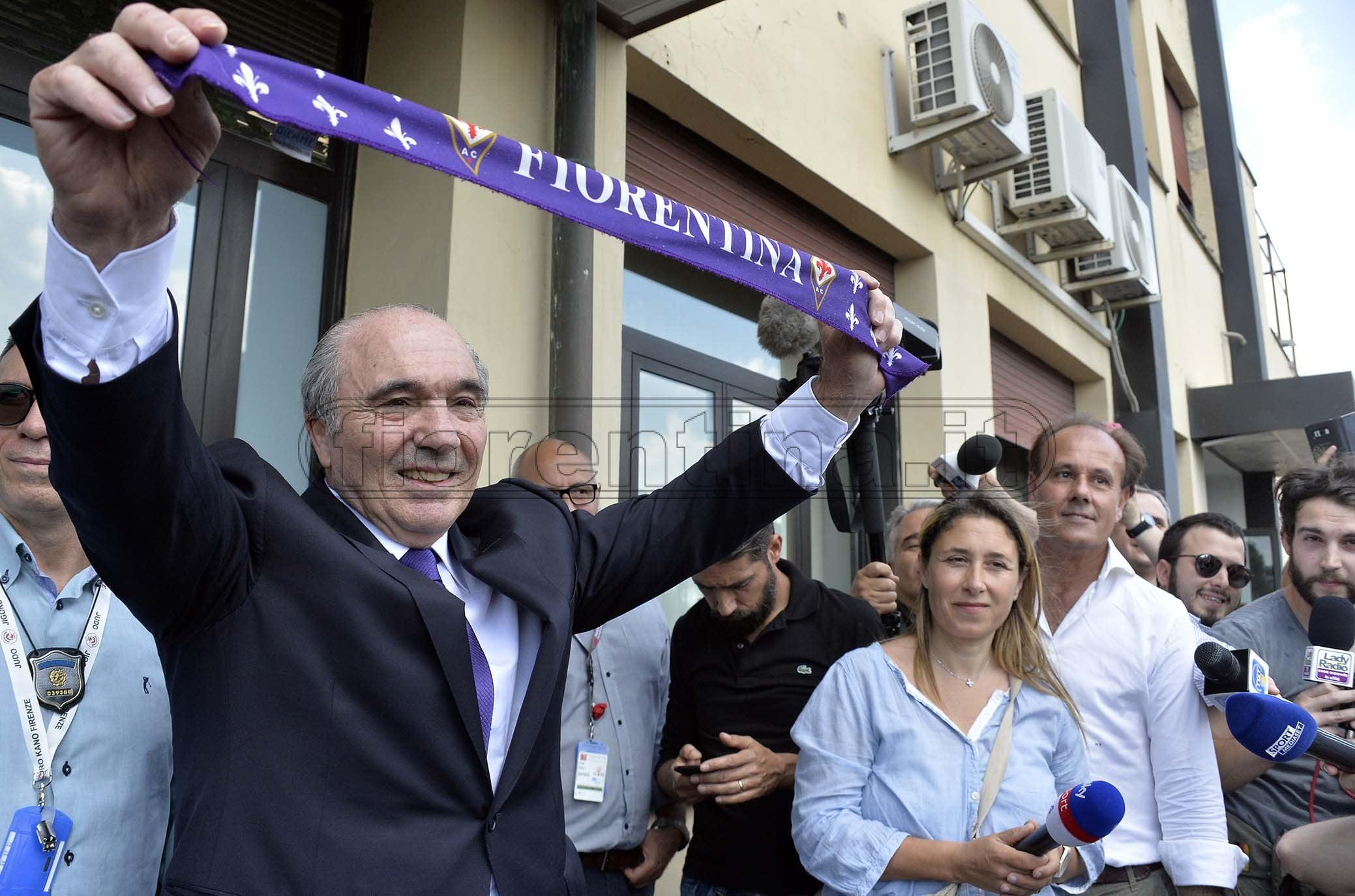 FIORENTINA 06-06-2019 ARRIVO DI ROCCO COMMISSO ALL'AEROPORTO DI FIRENZE. GALASSI SILVANO/SILPRESS